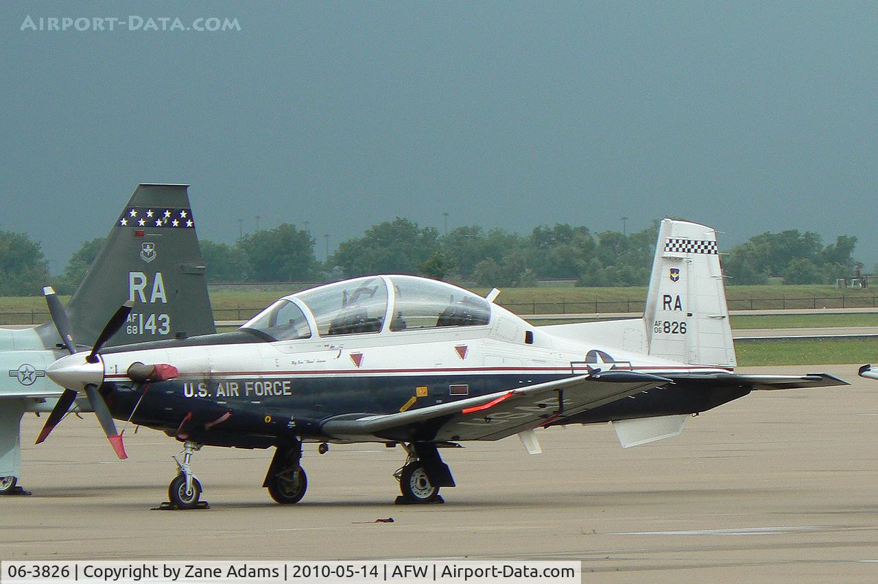 06-3826, 2006 Raytheon T-6A Texan II C/N PT-381, At Alliance Airport, Fort Worth, TX