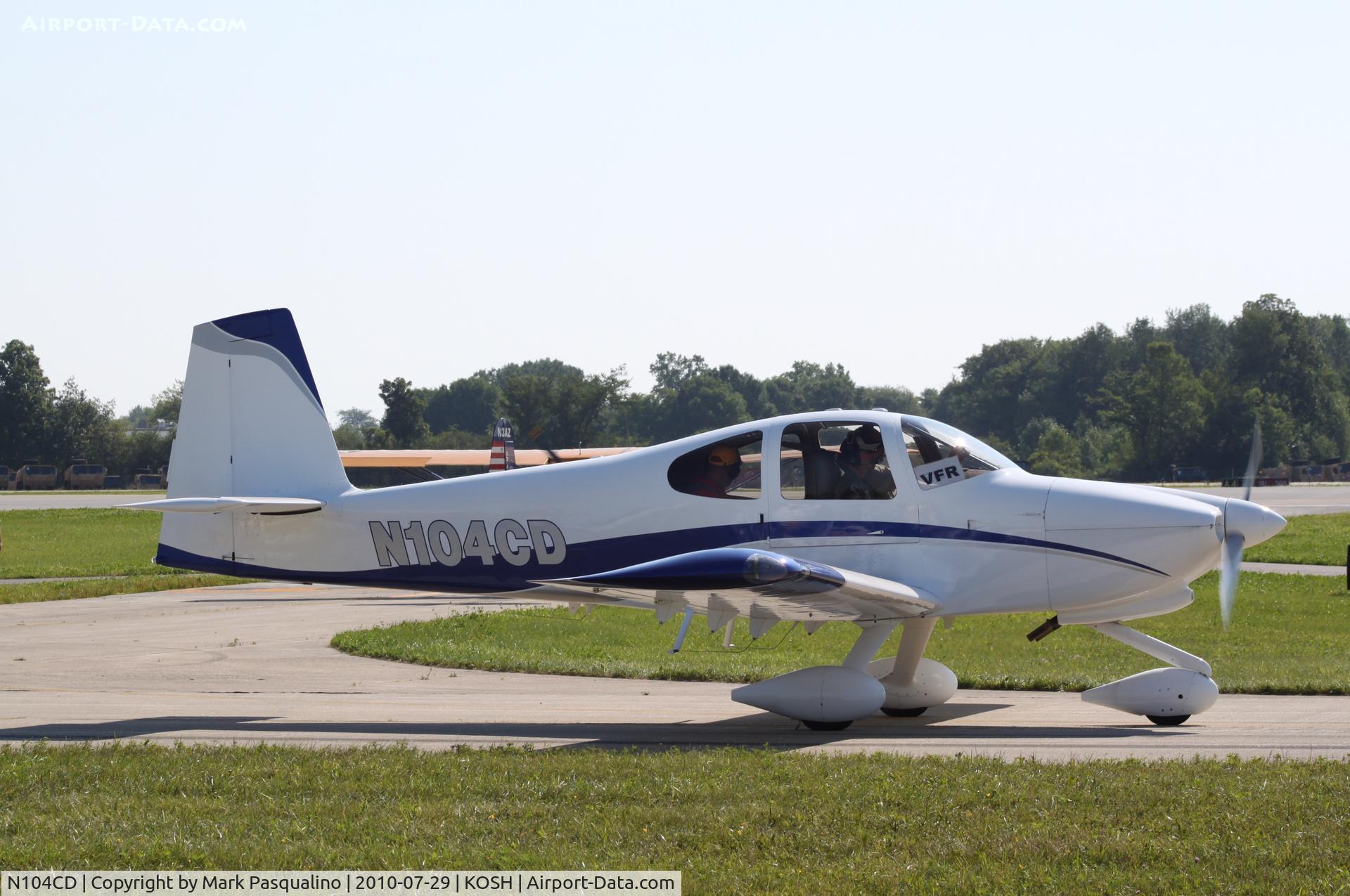 N104CD, 2006 Vans RV-10 C/N 40170, RV-10