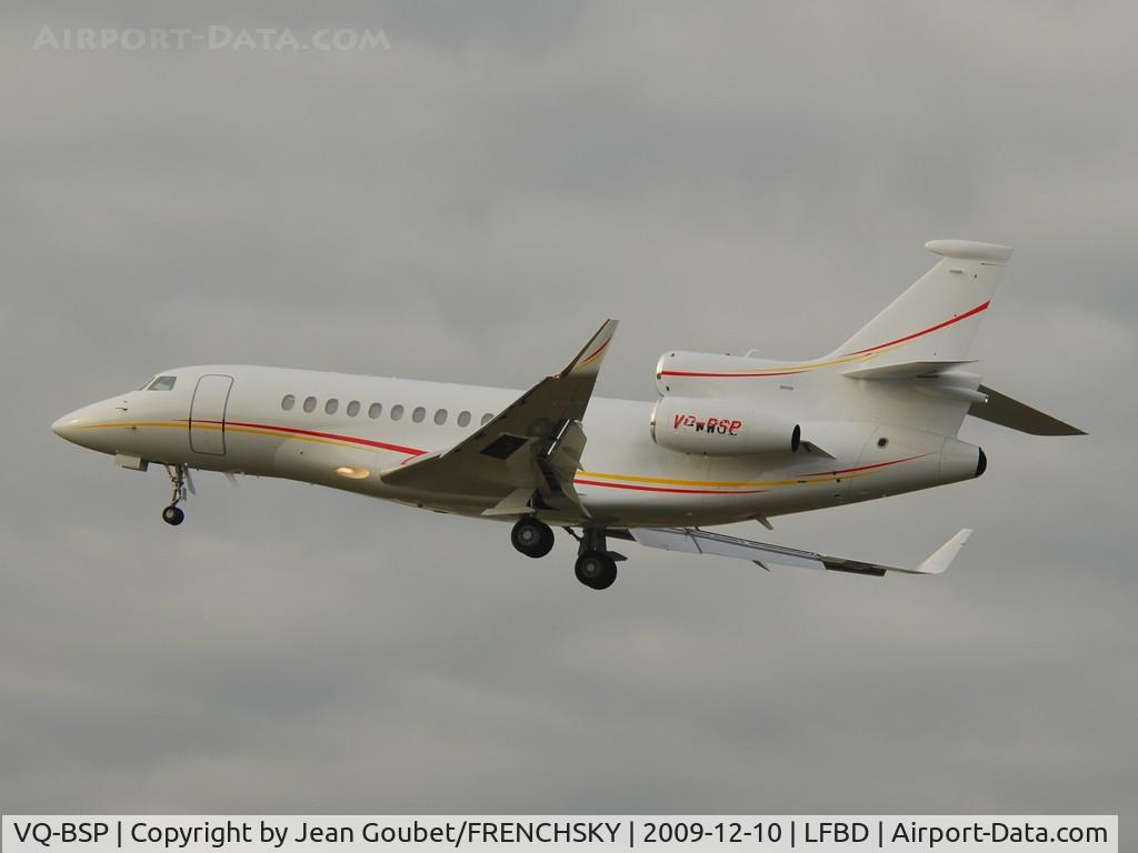 VQ-BSP, 2010 Dassault Falcon 7X C/N 083, Dassault Falcon 7X 
Shell Aircraft Ltd