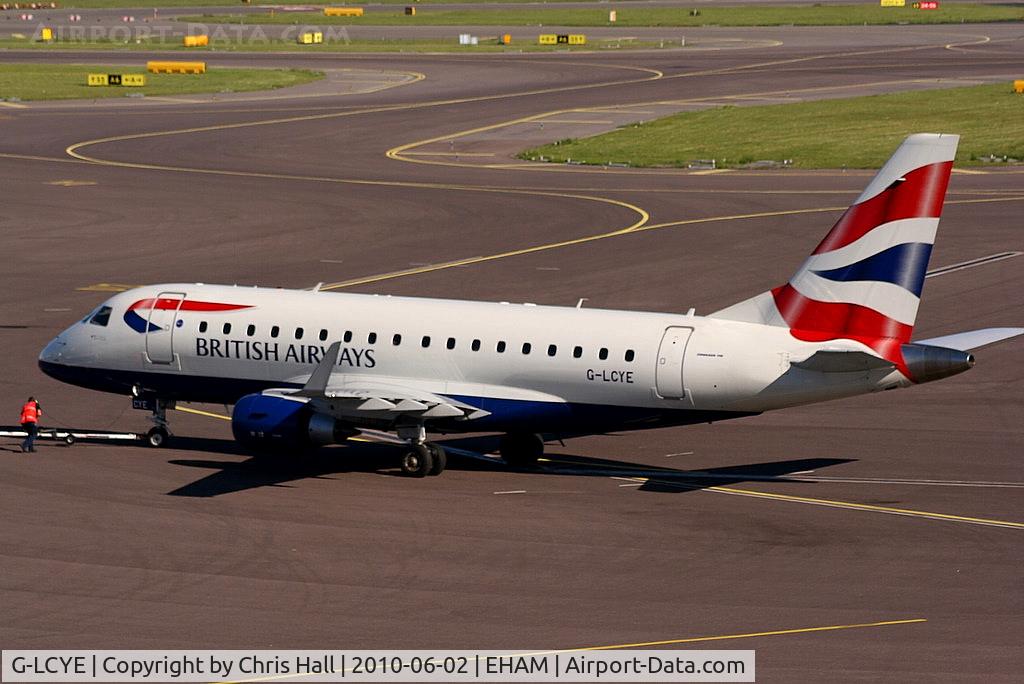 G-LCYE, 2009 Embraer ERJ-170-100STD C/N 17000296, British Airways operated by Cityflyer Express