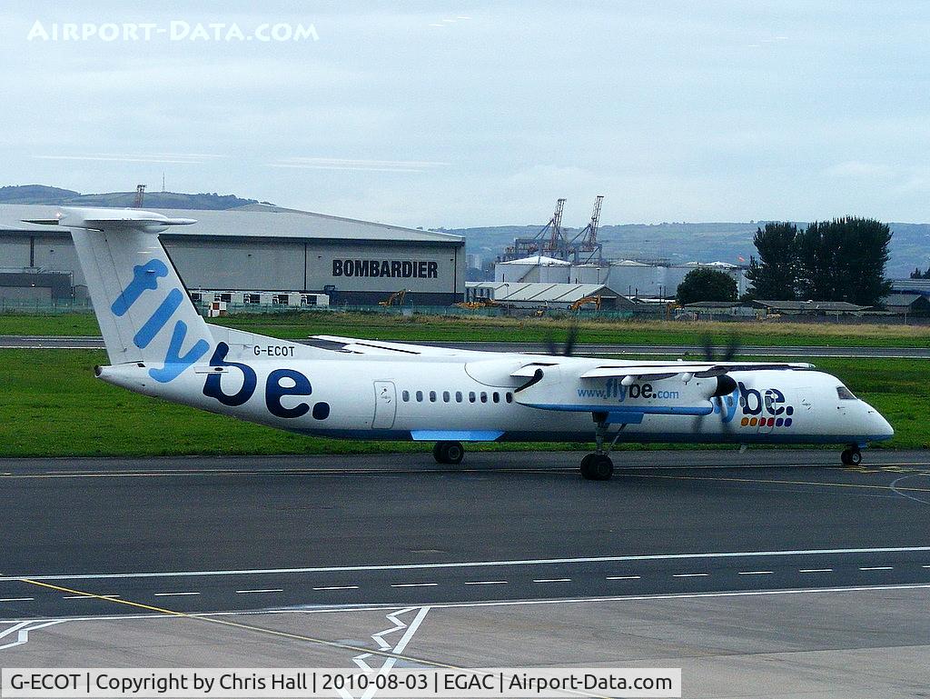 G-ECOT, 2009 De Havilland Canada DHC-8-402Q Dash 8 C/N 4251, flybe