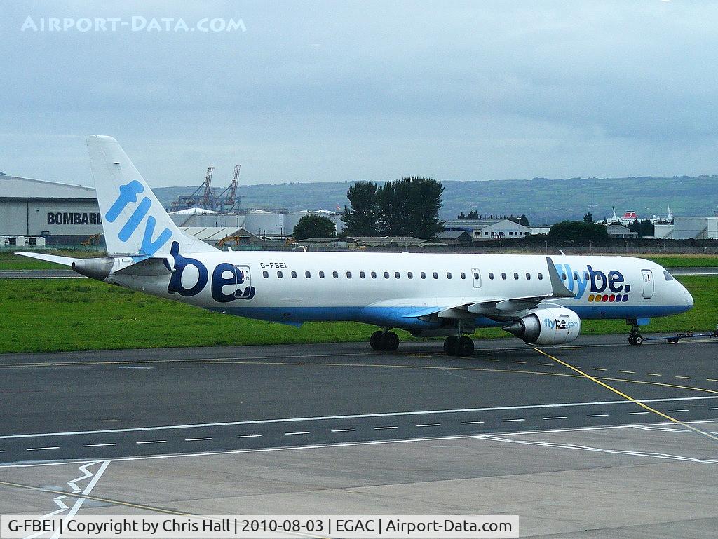 G-FBEI, 2007 Embraer 195LR (ERJ-190-200LR) C/N 19000143, flybe