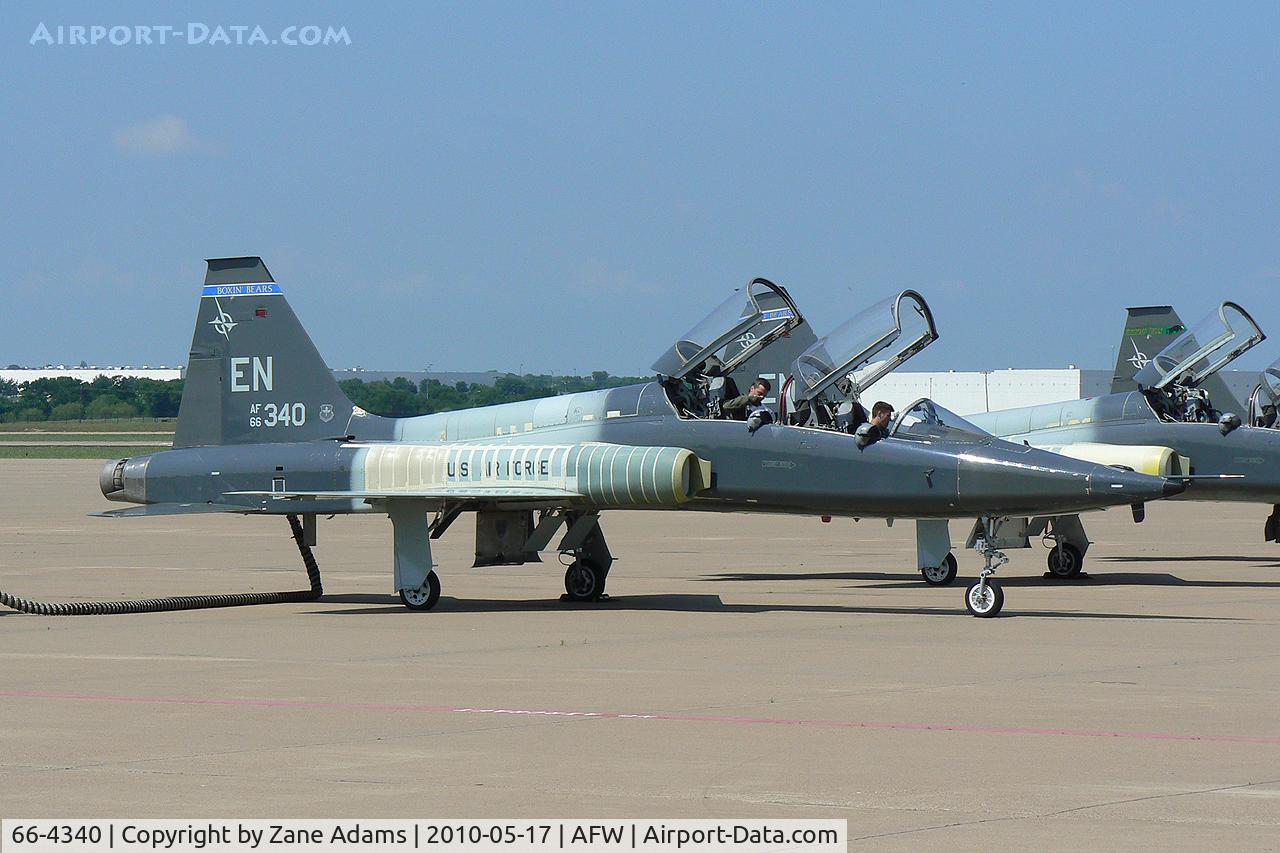 66-4340, 1966 Northrop T-38A Talon C/N N.5917, At Alliance Airport, Fort Worth, TX