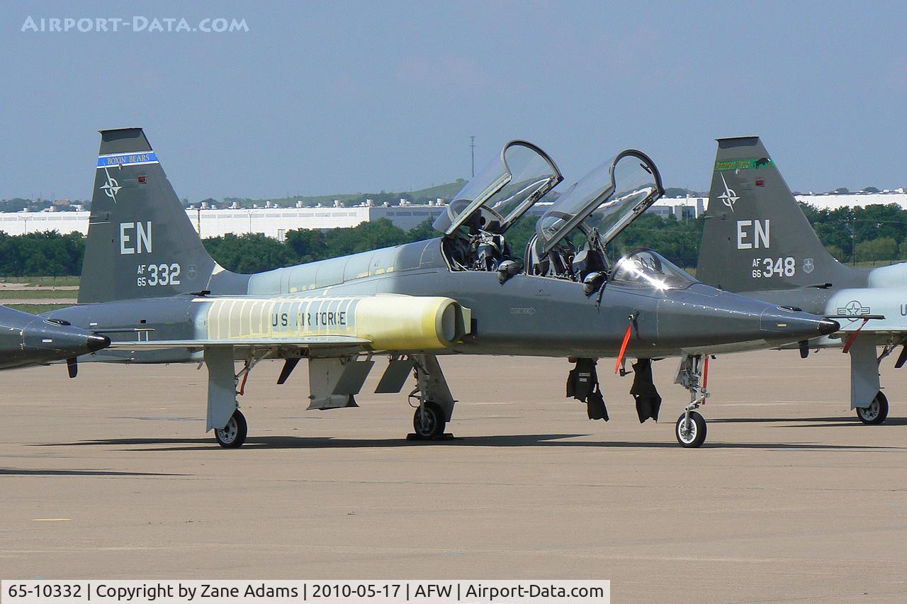 65-10332, 1965 Northrop T-38A-65-NO Talon C/N N.5751, At Alliance Airport, Fort Worth, TX