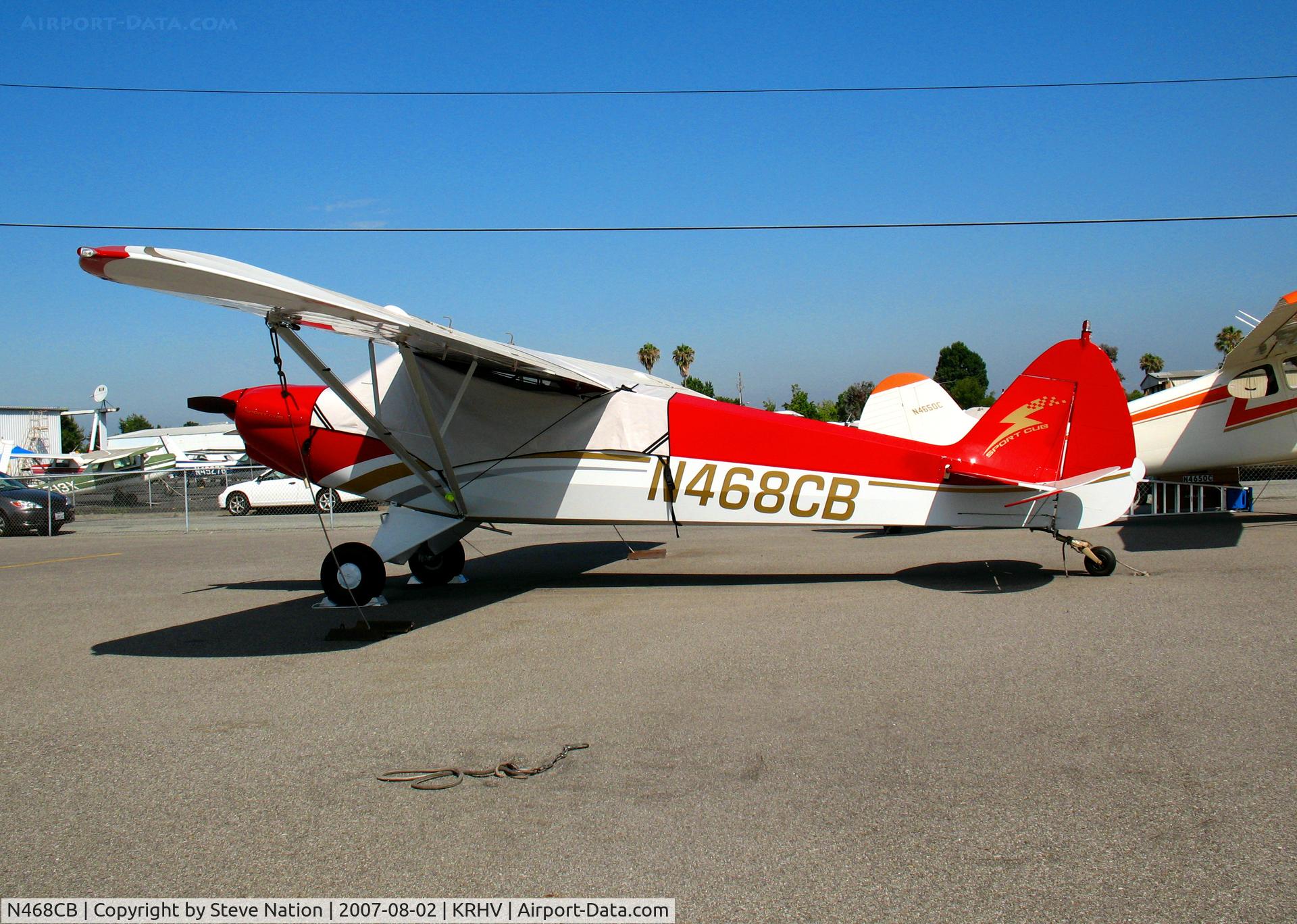N468CB, 2007 Cub Crafters CC11-100 Sport Cub C/N CC11-00017, Home-based 2007 Cub Crafters Inc CC11-100