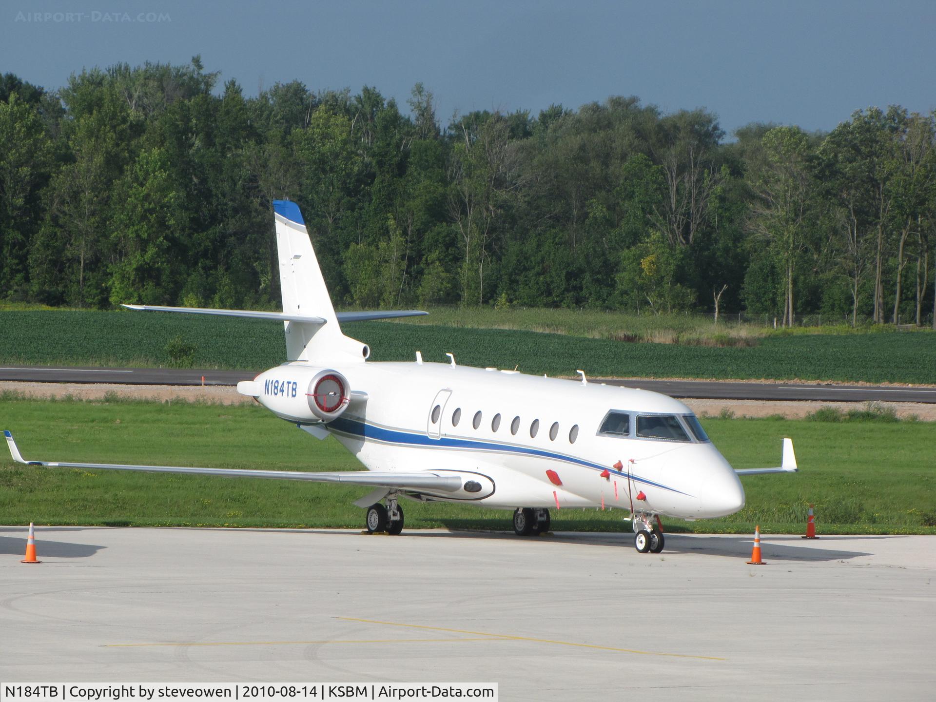 N184TB, Israel Aerospace Industries Gulfstream 200 C/N 211, @KSBM during the PGA Tour