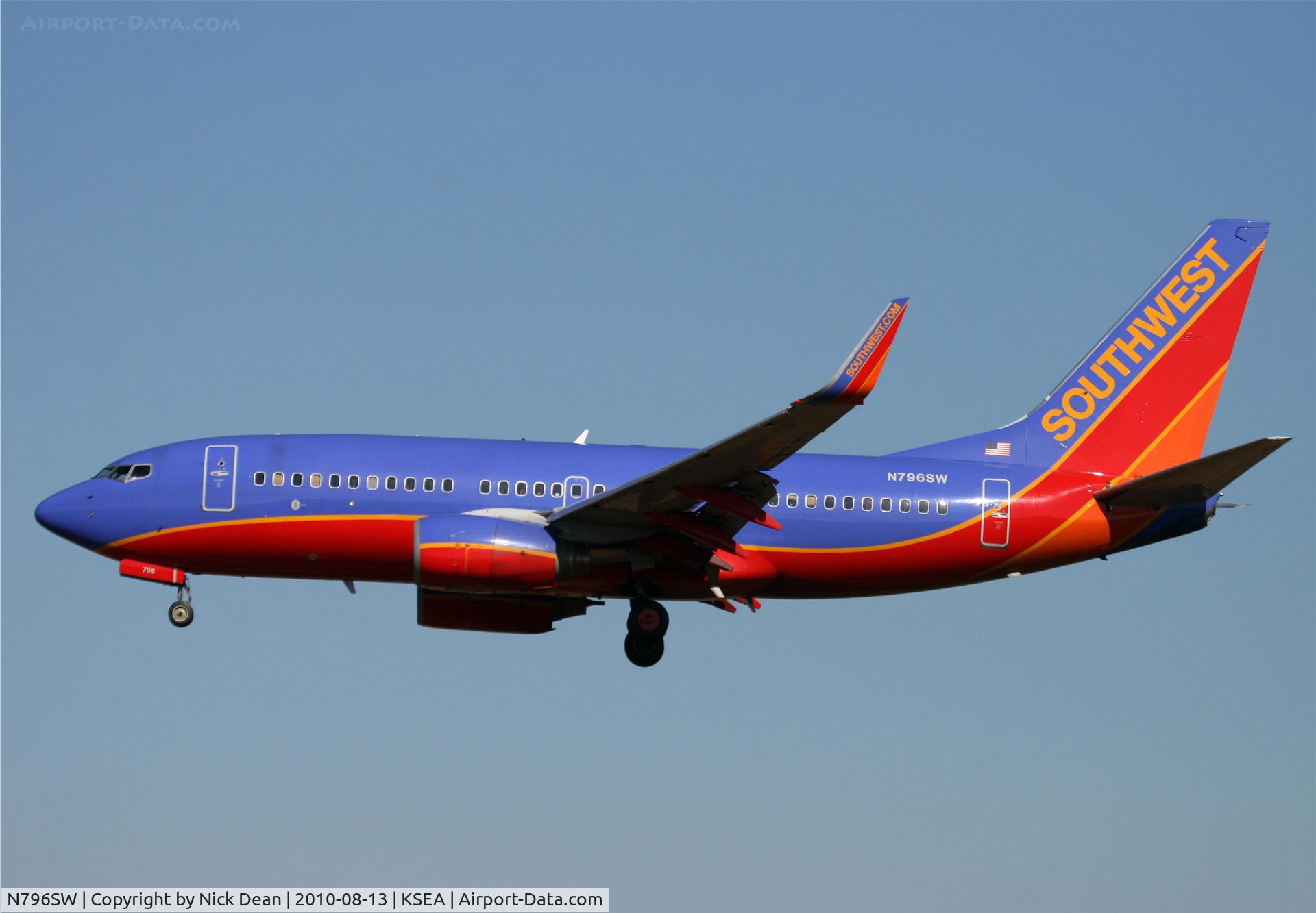 N796SW, 2001 Boeing 737-7H4 C/N 27889, KSEA
