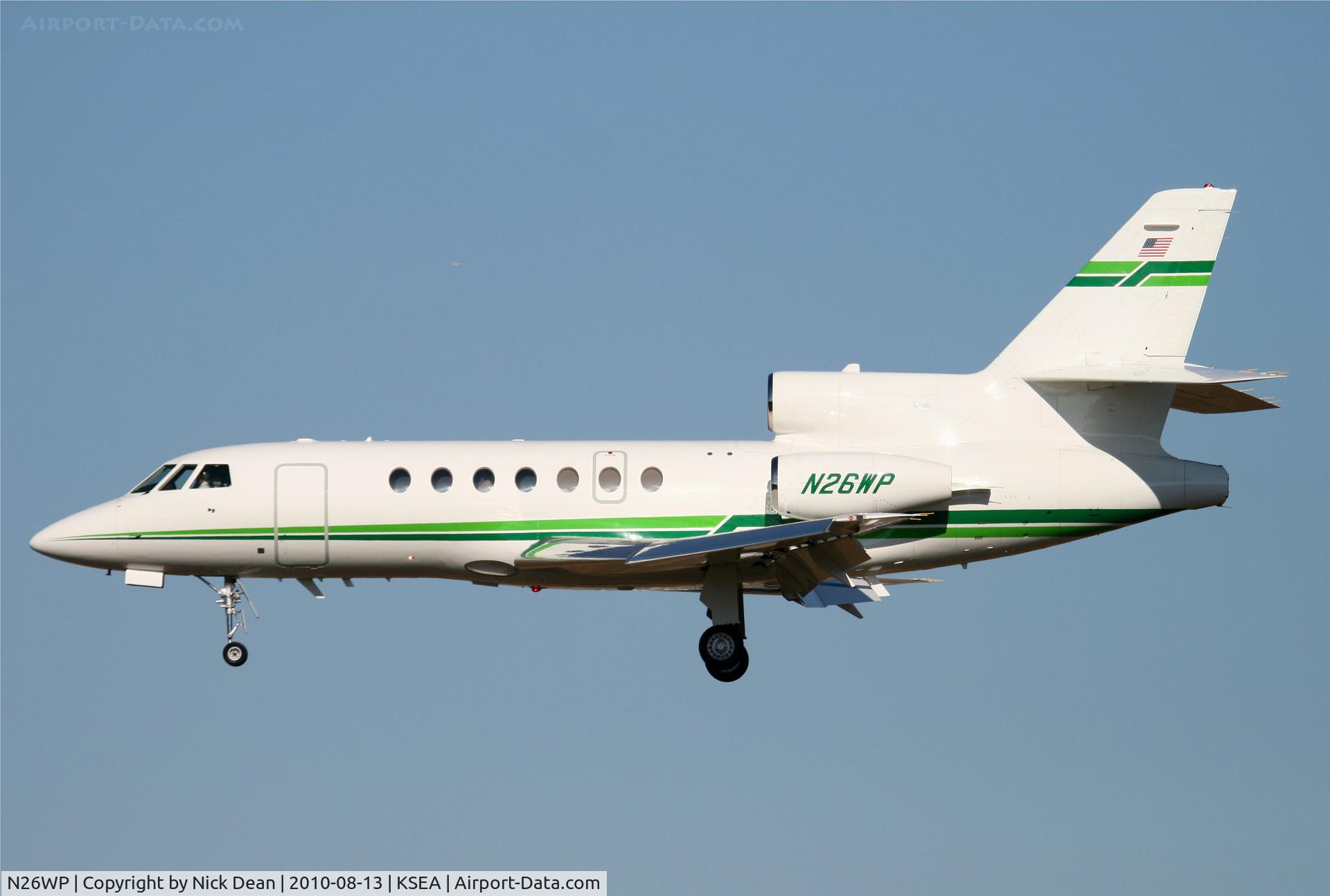 N26WP, 2001 Dassault Mystere Falcon 50 C/N 312, KSEA