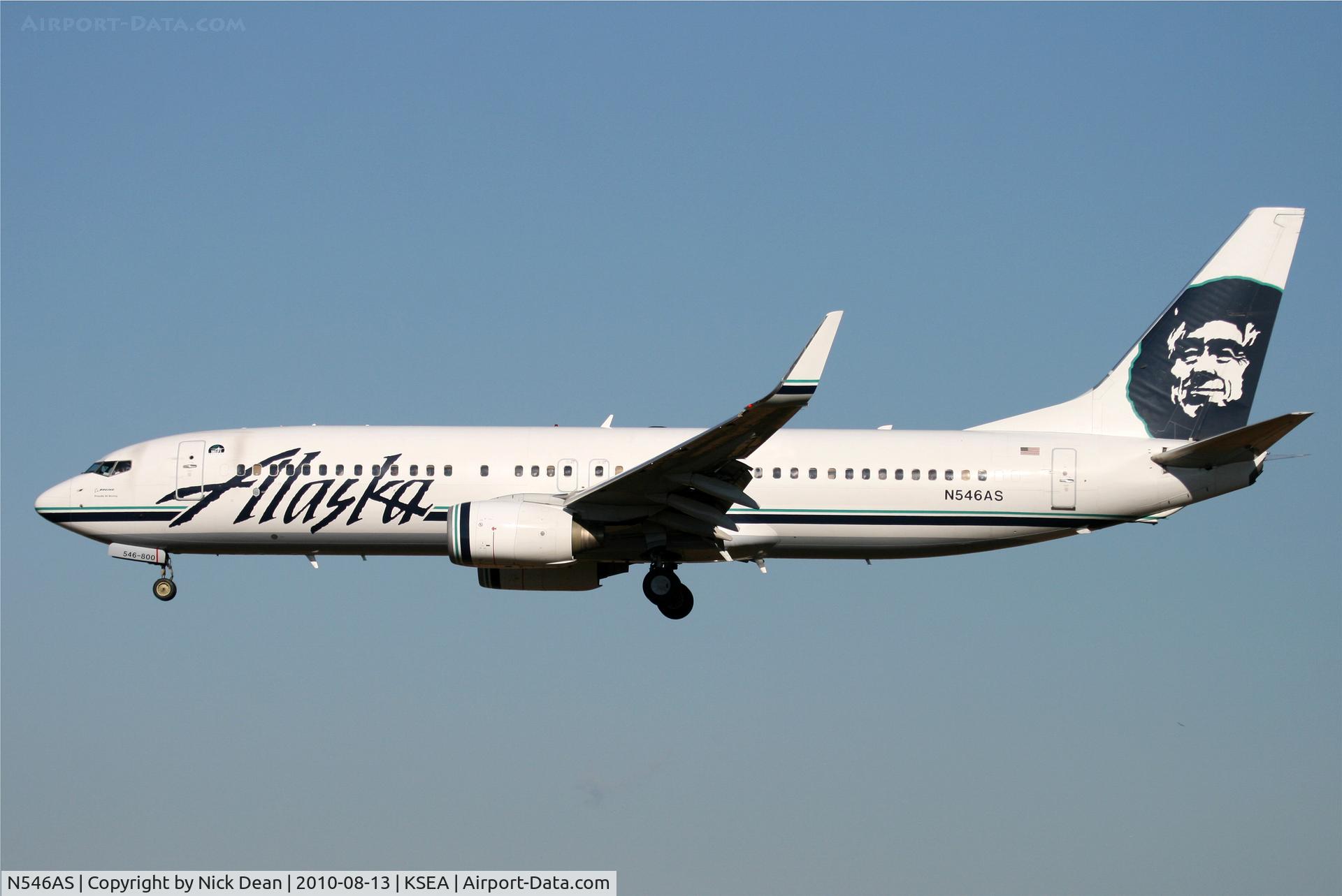 N546AS, 2005 Boeing 737-890 C/N 30022, KSEA
