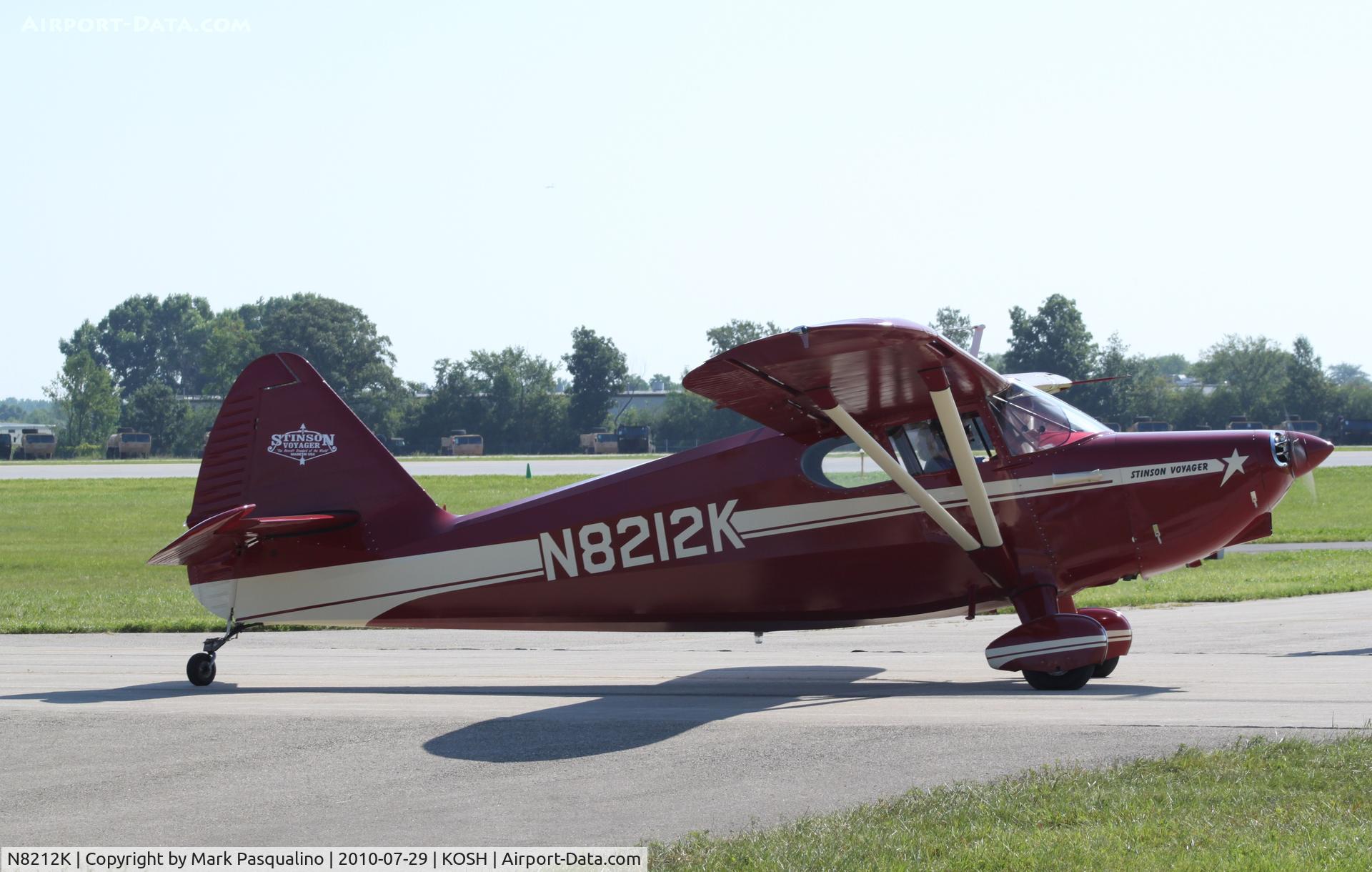 N8212K, 1946 Stinson 108-1 Voyager C/N 108-1212, Stinson 108-1