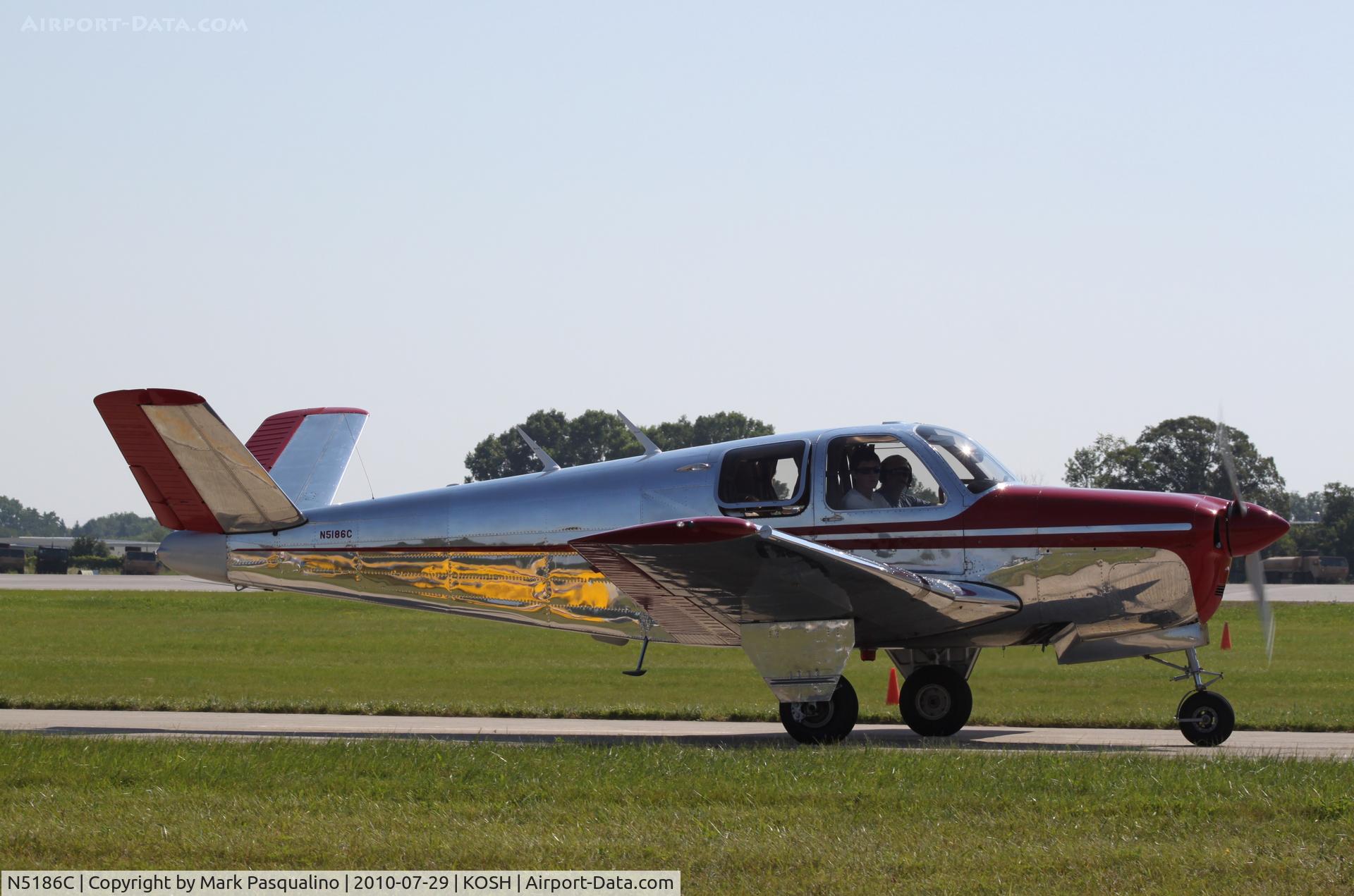N5186C, 1950 Beech B35 Bonanza C/N D-2468, Beech B35