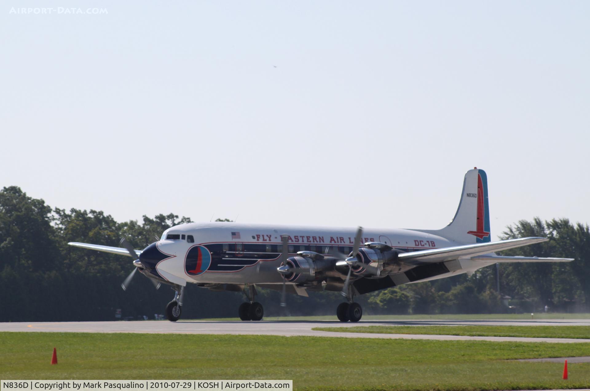 N836D, 1957 Douglas DC-7B C/N 45345, Douglas DC-7B