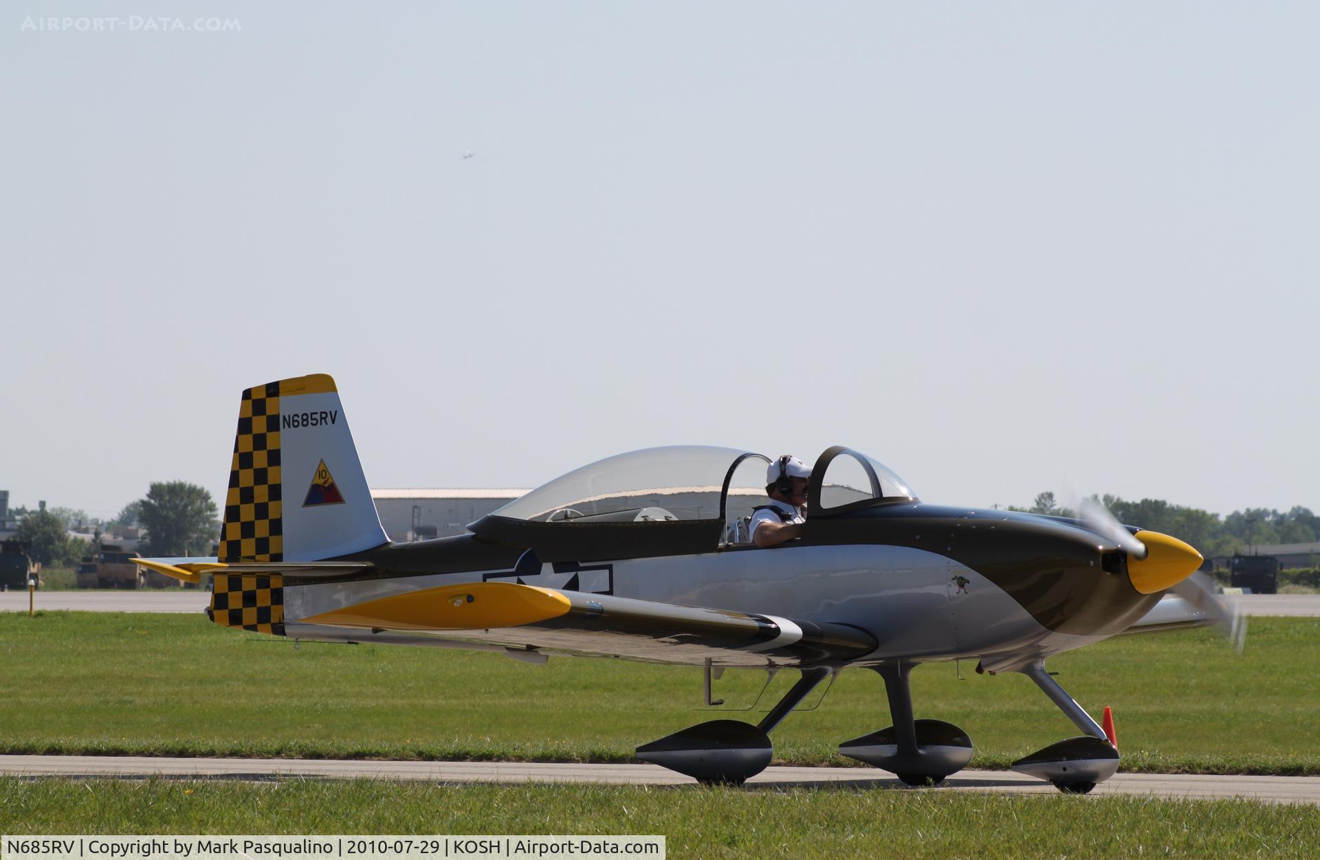 N685RV, 2007 Vans RV-8A C/N 81018, RV-8A