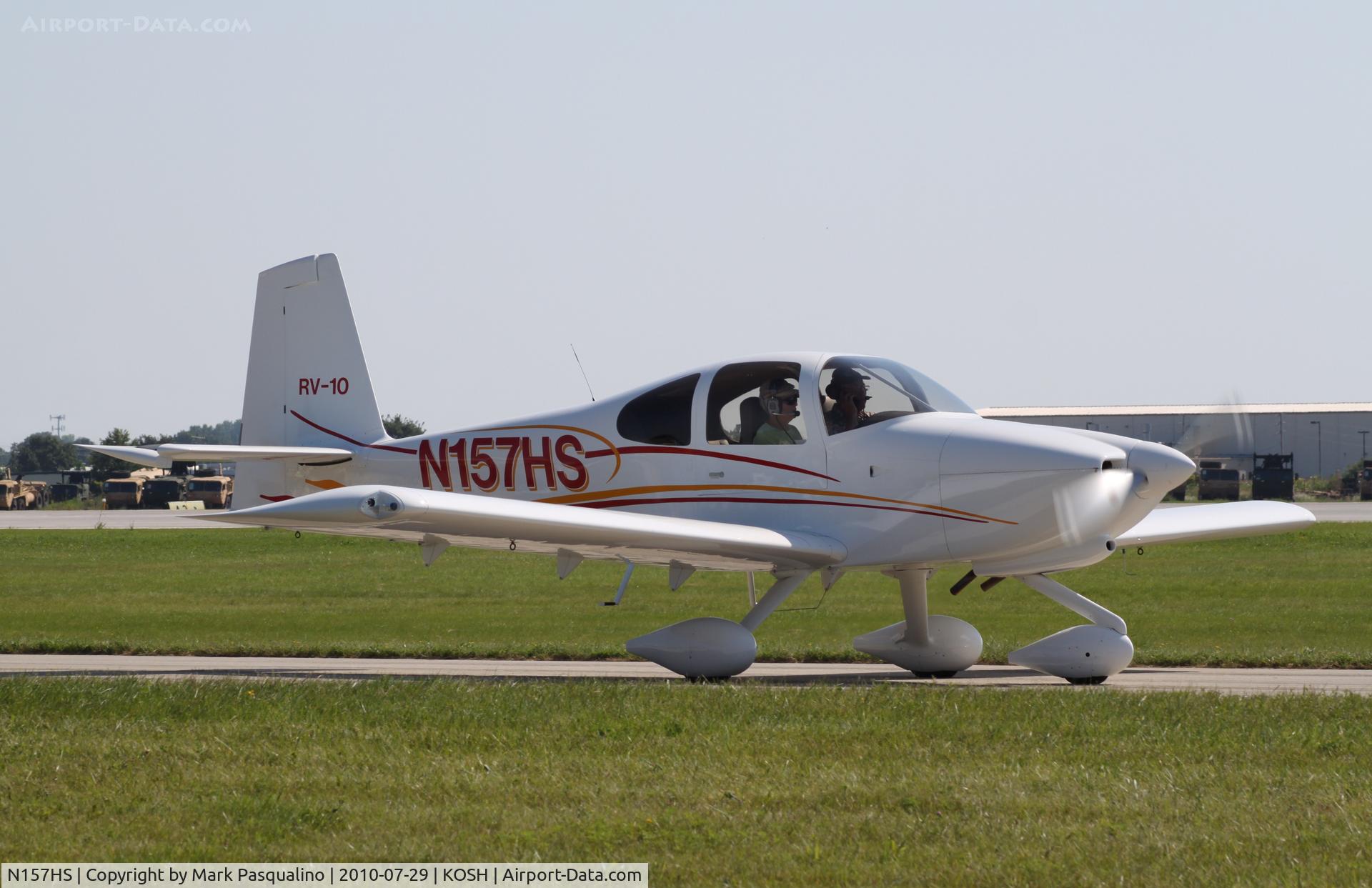 N157HS, 2008 Vans RV-10 C/N 40634, RV-10