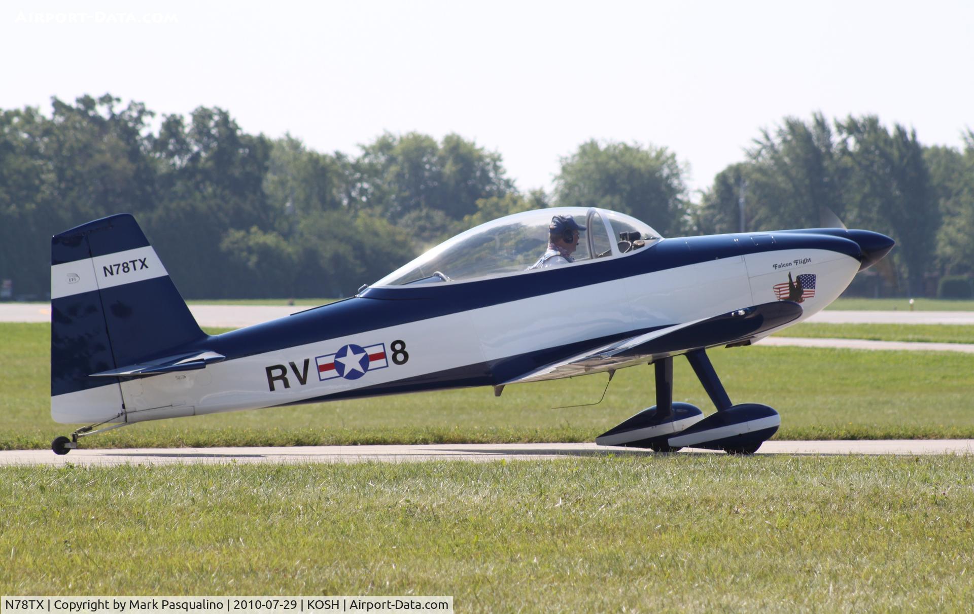 N78TX, 2001 Vans RV-8 C/N 80796, RV-8