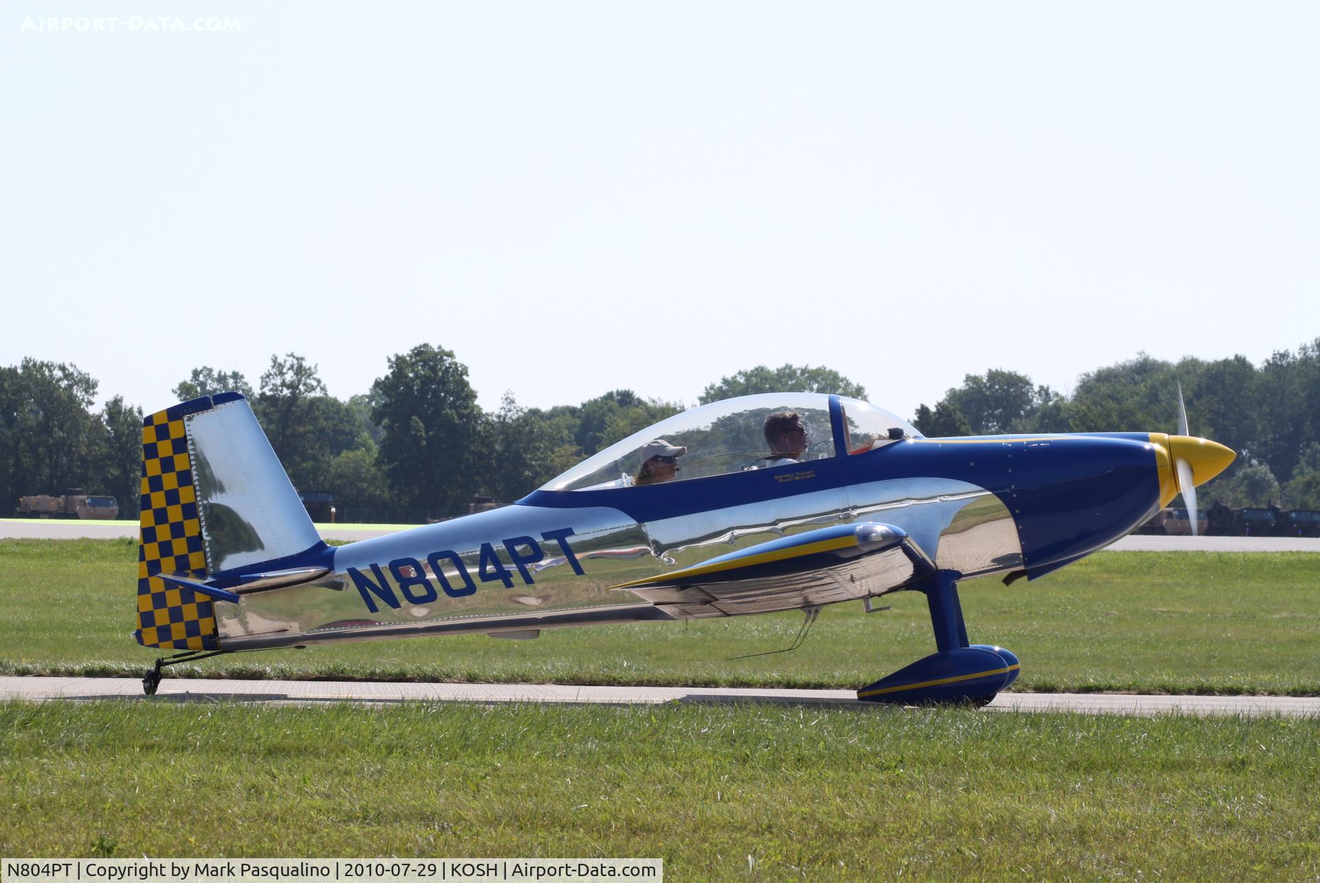 N804PT, 2007 Vans RV-8 C/N 82265, RV-8