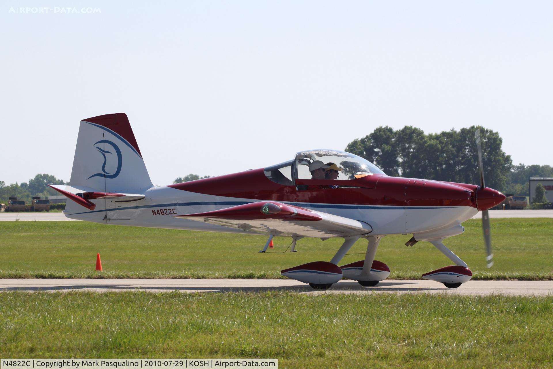 N4822C, 2007 Vans RV-9A C/N 91070, RV-9A