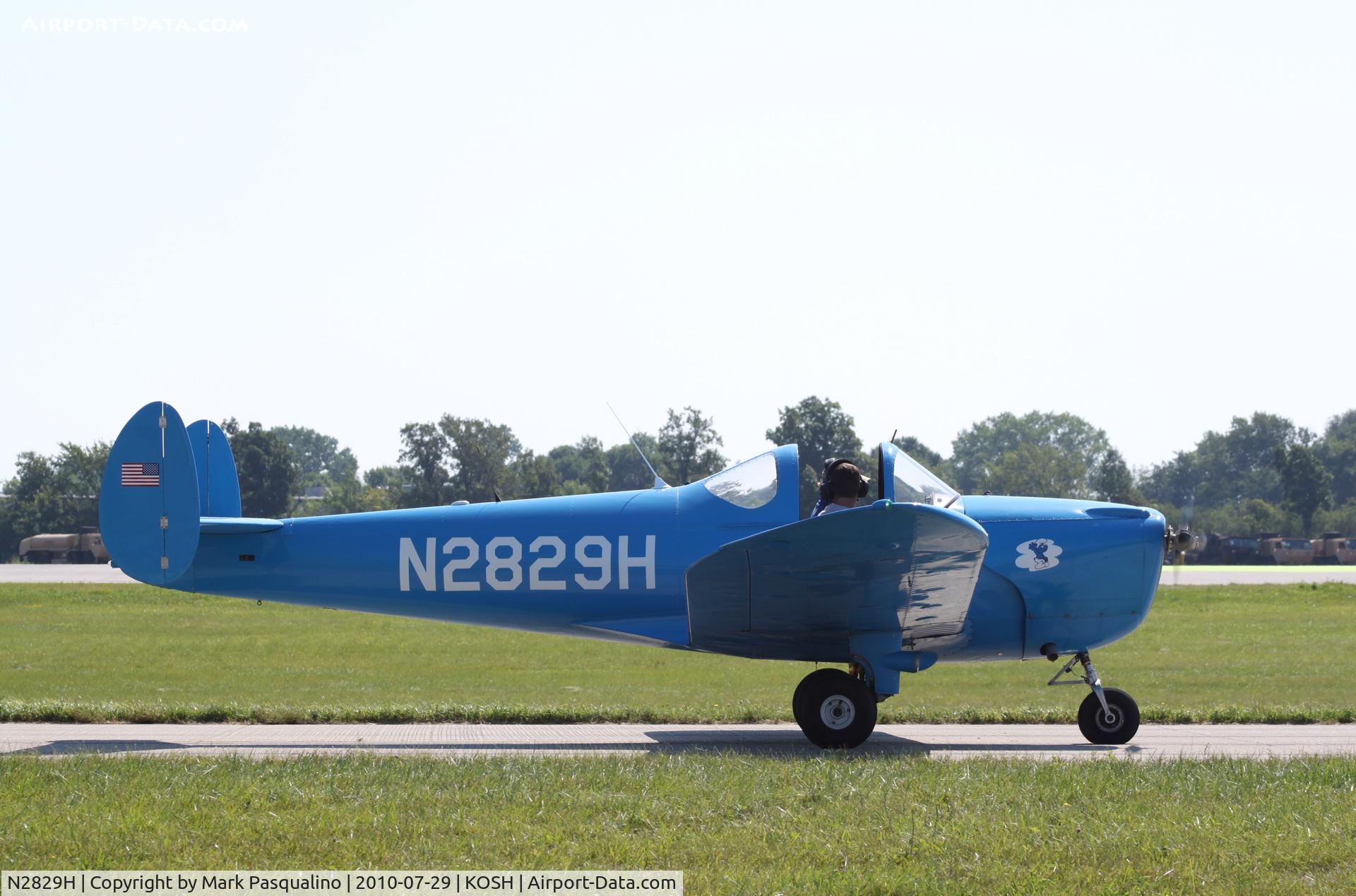 N2829H, 1946 Erco 415C Ercoupe C/N 3454, Ercoupe 415-C