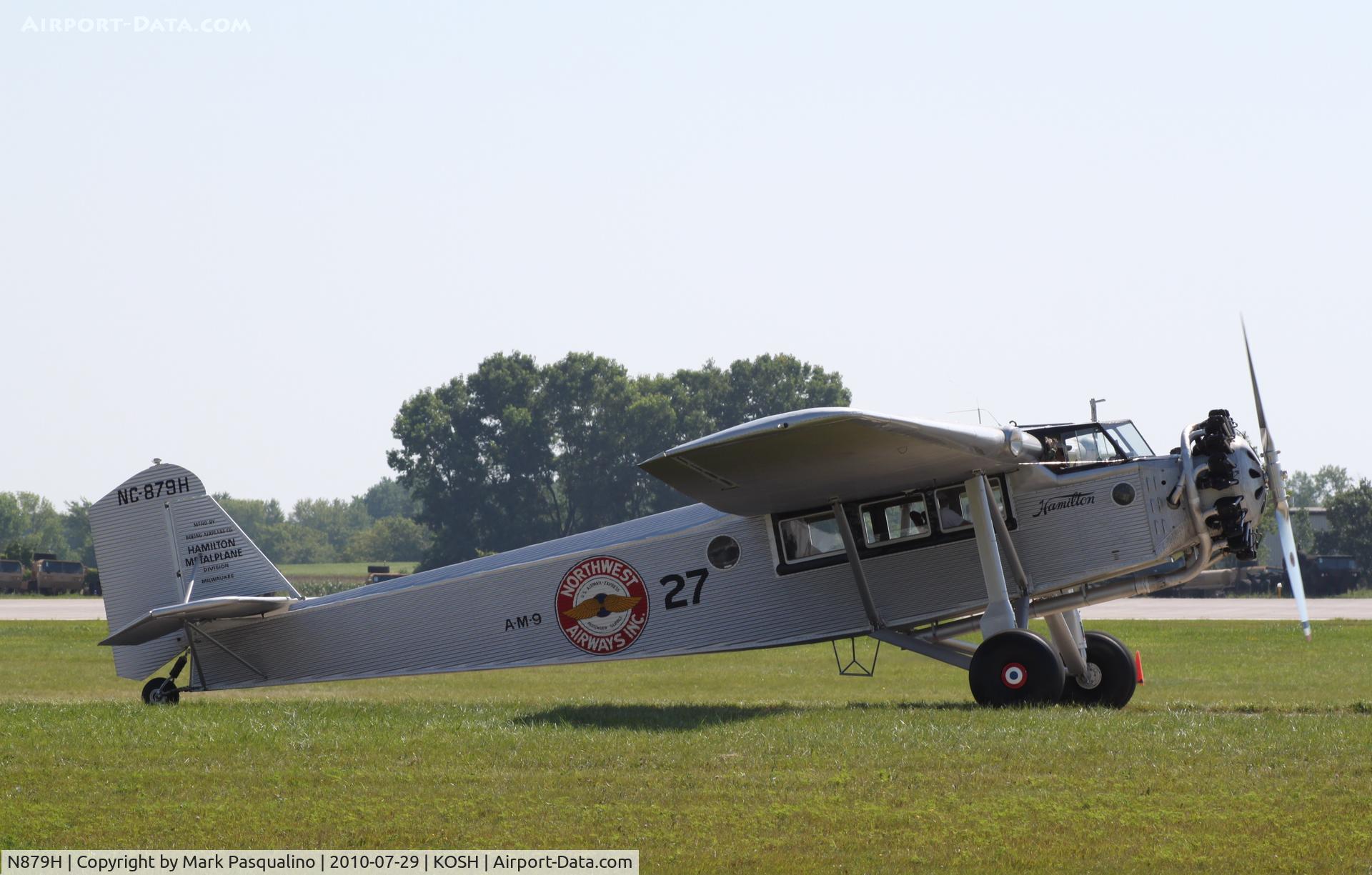 N879H, 1929 Hamilton Metalplane H47 C/N 65, Hamilton Metalplane H47