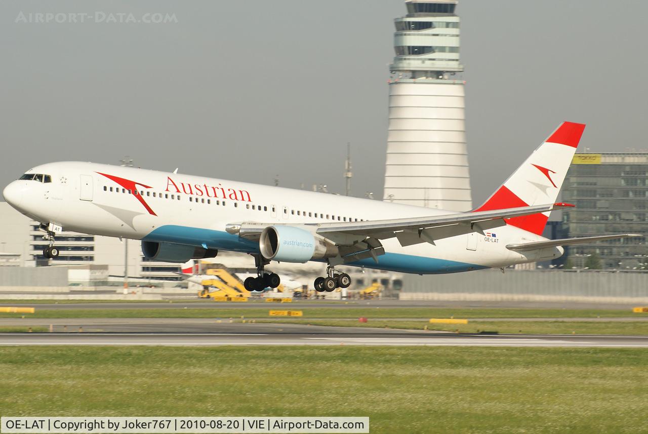 OE-LAT, 1991 Boeing 767-31A C/N 25273, Austrian Airlines