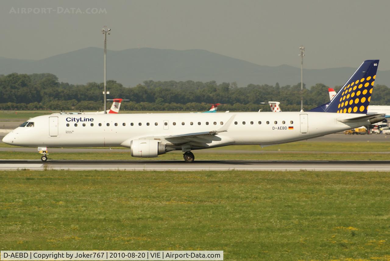 D-AEBD, 2009 Embraer 195LR (ERJ-190-200LR) C/N 19000324, CityLine
