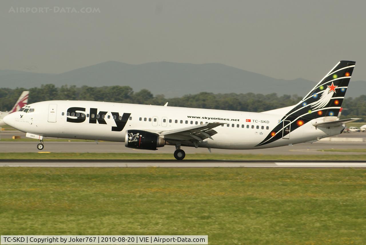 TC-SKD, 1992 Boeing 737-4Q8 C/N 25372, Sky Airlines
