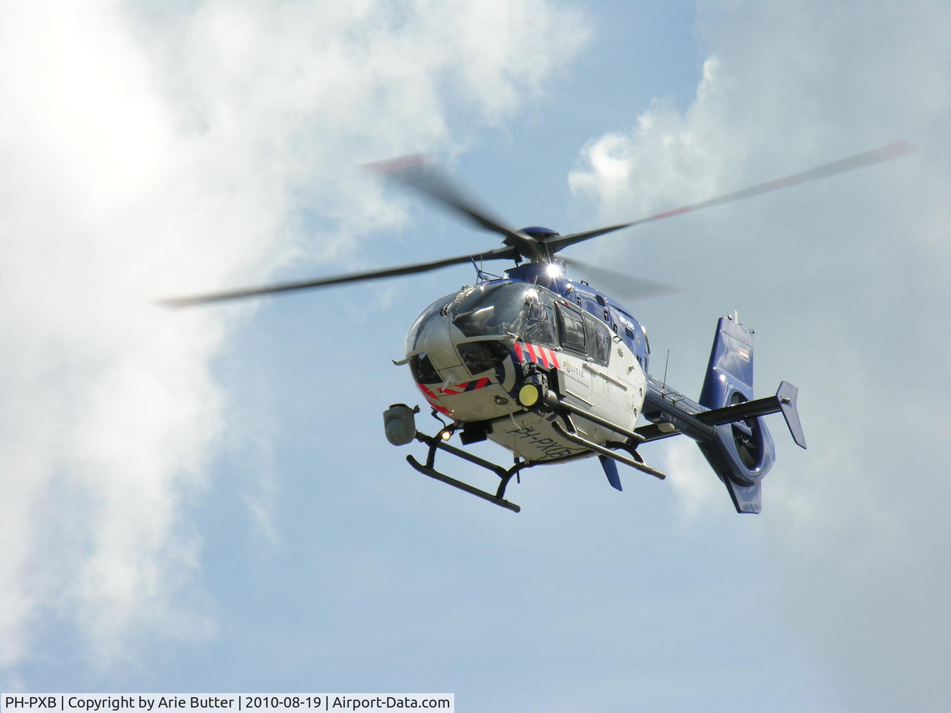 PH-PXB, 2009 Eurocopter EC-135P-2+ C/N 0784, Police helicopter at IJmuiden, Netherlands during Sail 2010 event.