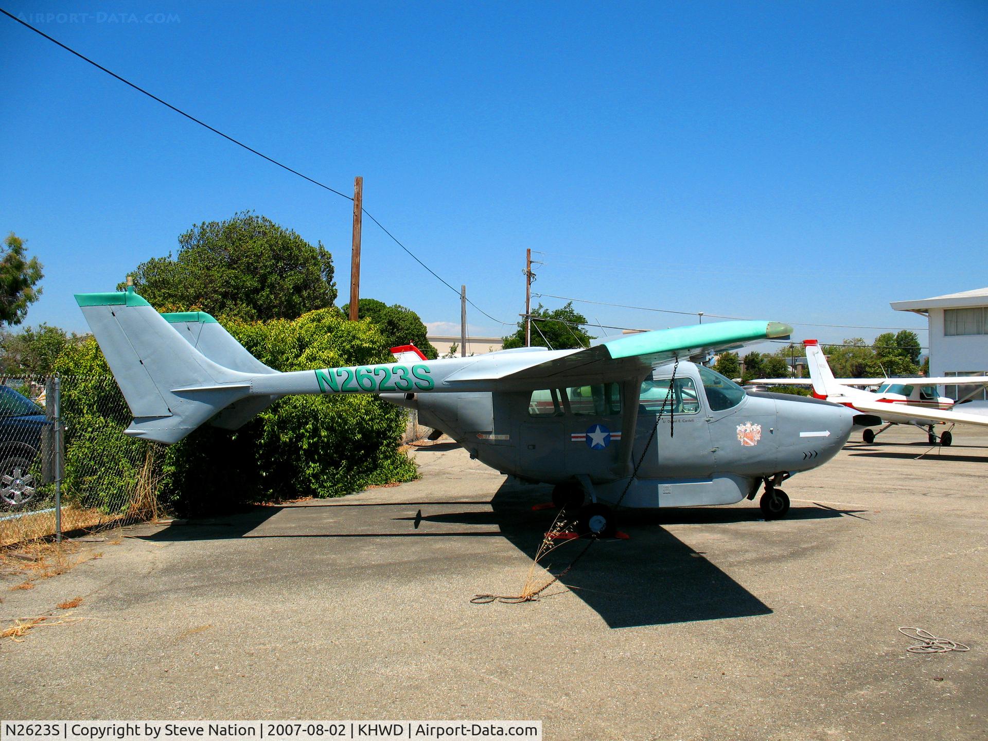 N2623S, 1968 Cessna T337C Turbo Super Skymaster C/N 337-0923, Pseudo-USAF 1968 Cessna T337C in for maintenance