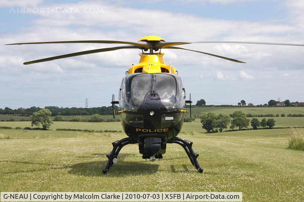 G-NEAU, 2004 Eurocopter EC-135T-2 C/N 0333, Eurocopter EC-135T-2 (Northumbria Police Authority) at Fishburn Airfield in July 2010.