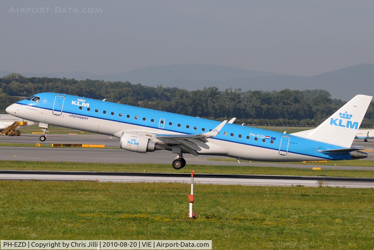 PH-EZD, 2009 Embraer 190LR (ERJ-190-100LR) C/N 19000279, KLM