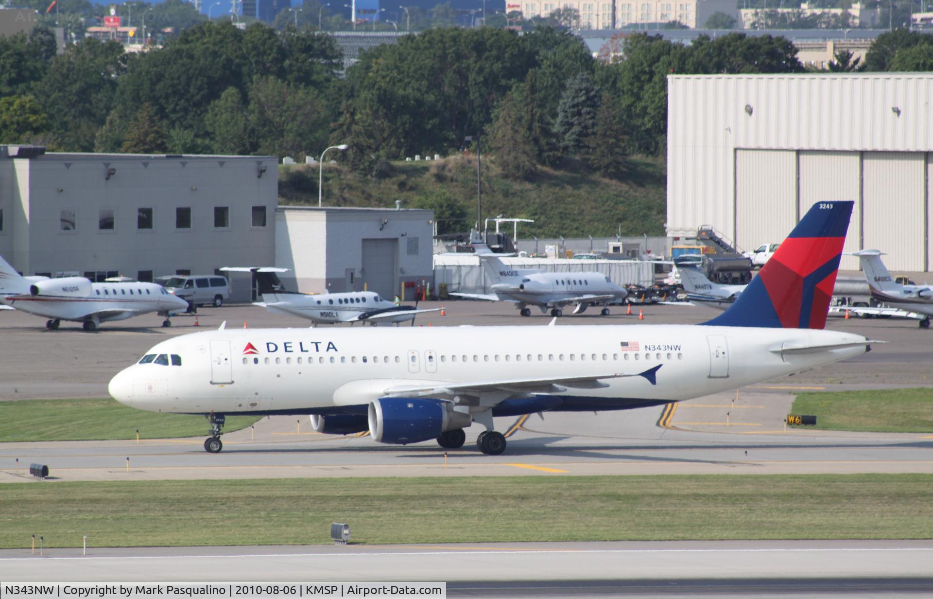 N343NW, 1993 Airbus A320-212 C/N 387, Airbus A320
