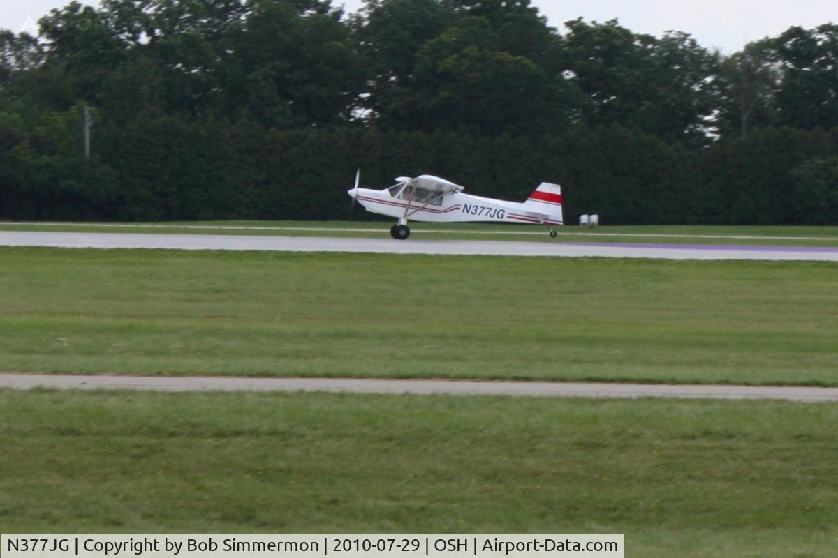 N377JG, 2006 Rans S-7LS Courier C/N 0206428, Departing Airventure 2010 - Oshkosh, Wisconsin