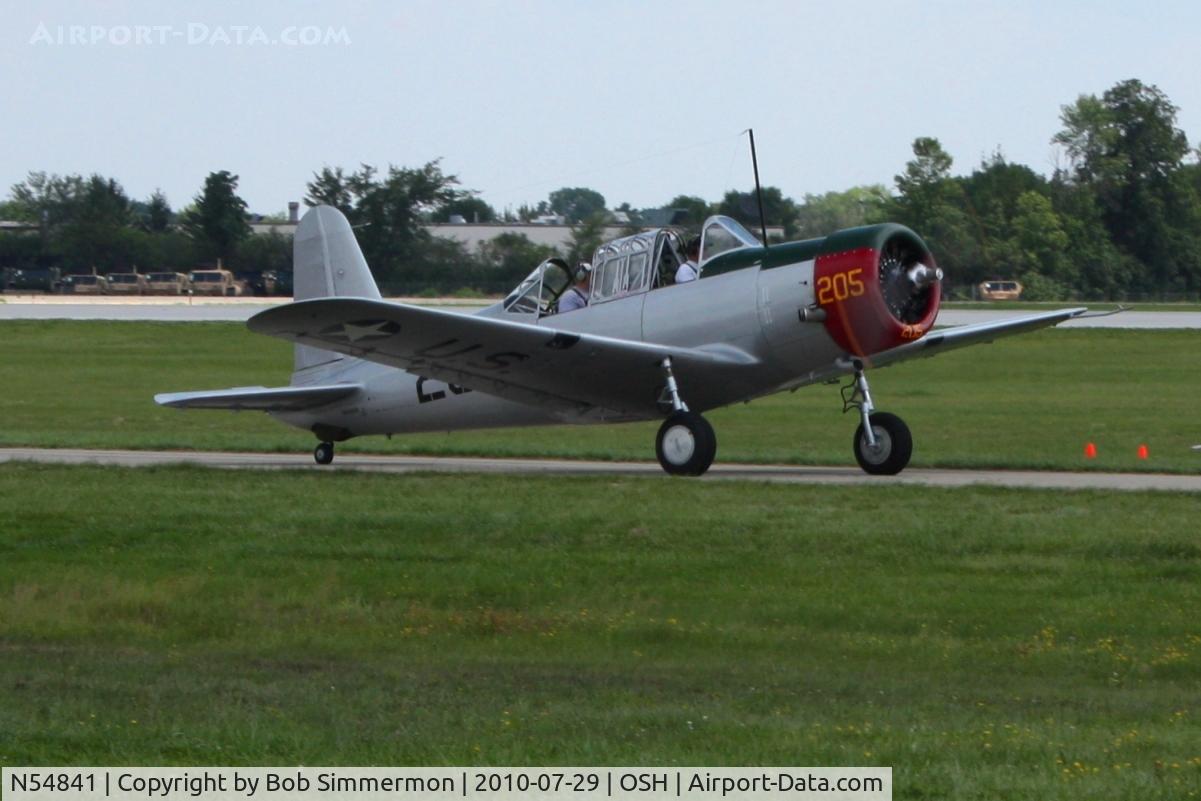 N54841, 1941 Consolidated Vultee BT-13A C/N 5225, Airventure 2010 - Oshkosh, Wisconsin