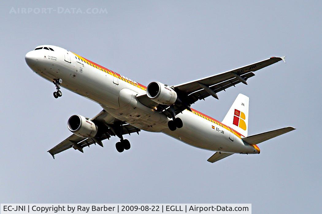 EC-JNI, 2004 Airbus A321-211 C/N 2270, Airbus A321-211 [2270] (Iberia) Home~G 22/08/2009.