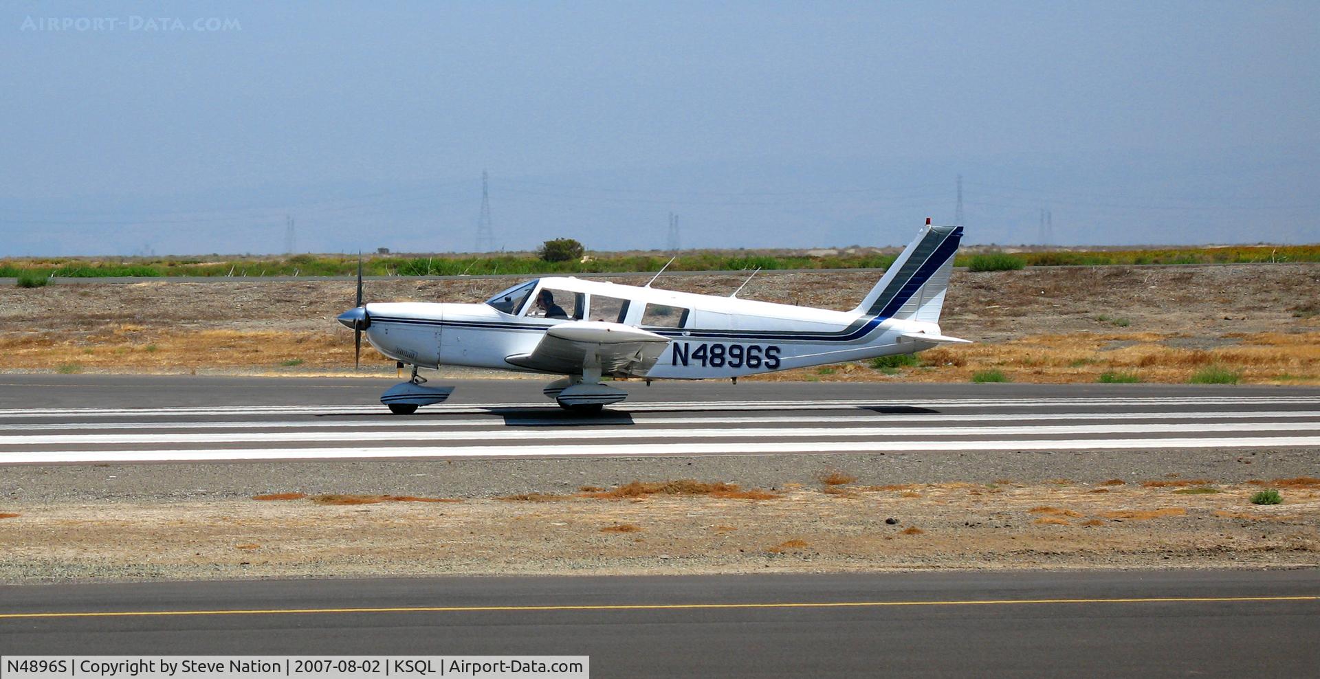 N4896S, 1971 Piper PA-32-300 Cherokee Six C/N 32-7140065, 1971 Piper PA-32-300 on take-off run