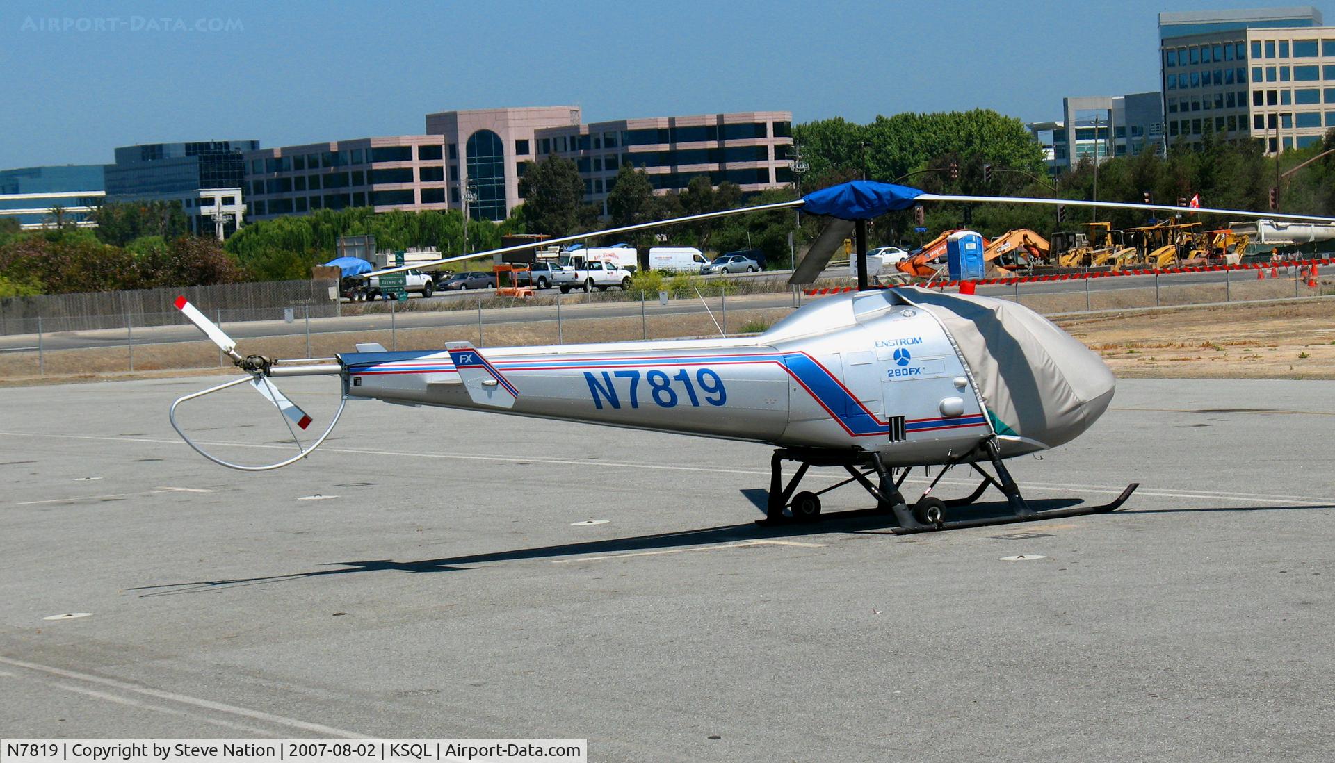 N7819, 2002 Enstrom 280FX Shark C/N 2092, Slyline Technologies (training school) 2002 Enstron 280FX
