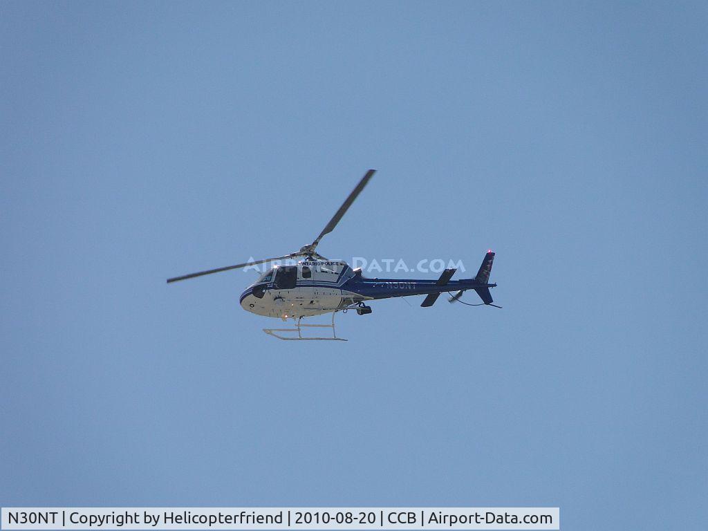 N30NT, 2007 Eurocopter AS-350B-2 Ecureuil C/N 4352, Flying southside downwind leg to Cable