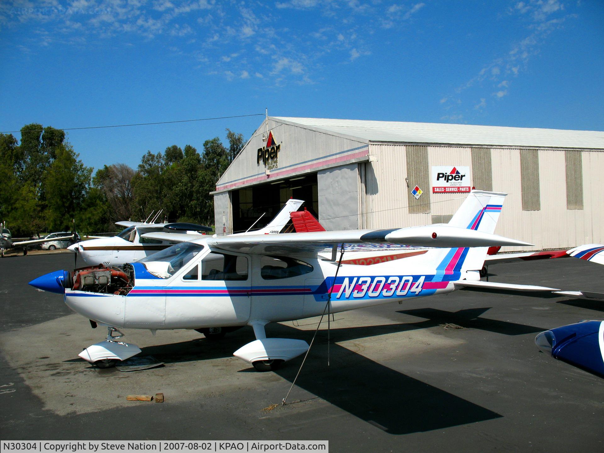 N30304, 1968 Cessna 177A Cardinal C/N 17701182, Brightly colored 1968 Cessna 177A minus cowl cover