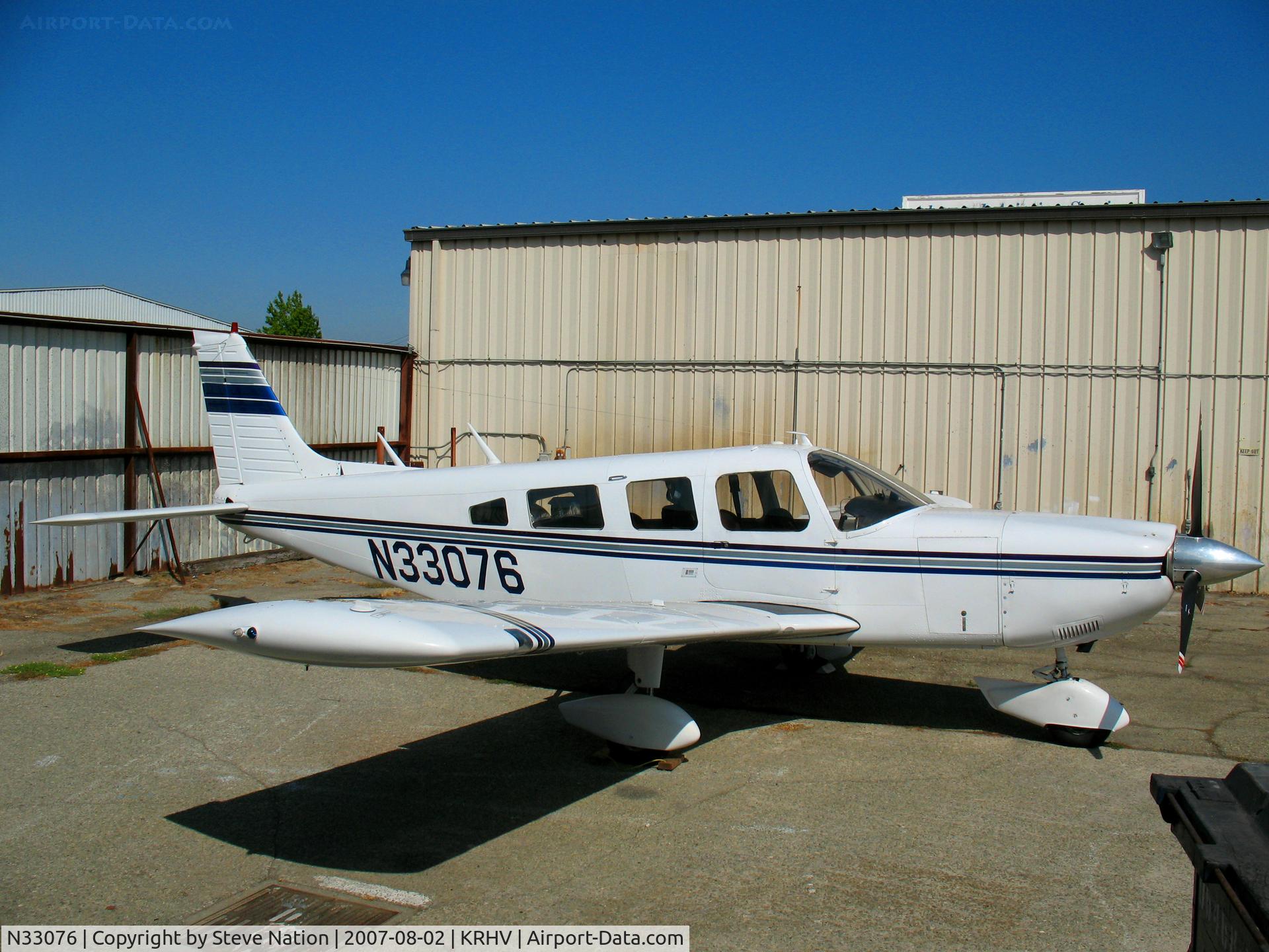 N33076, 1975 Piper PA-32-300 Cherokee Six C/N 32-7540084, Locally-based 1975 Piper PA-32-300 Cherokee 6