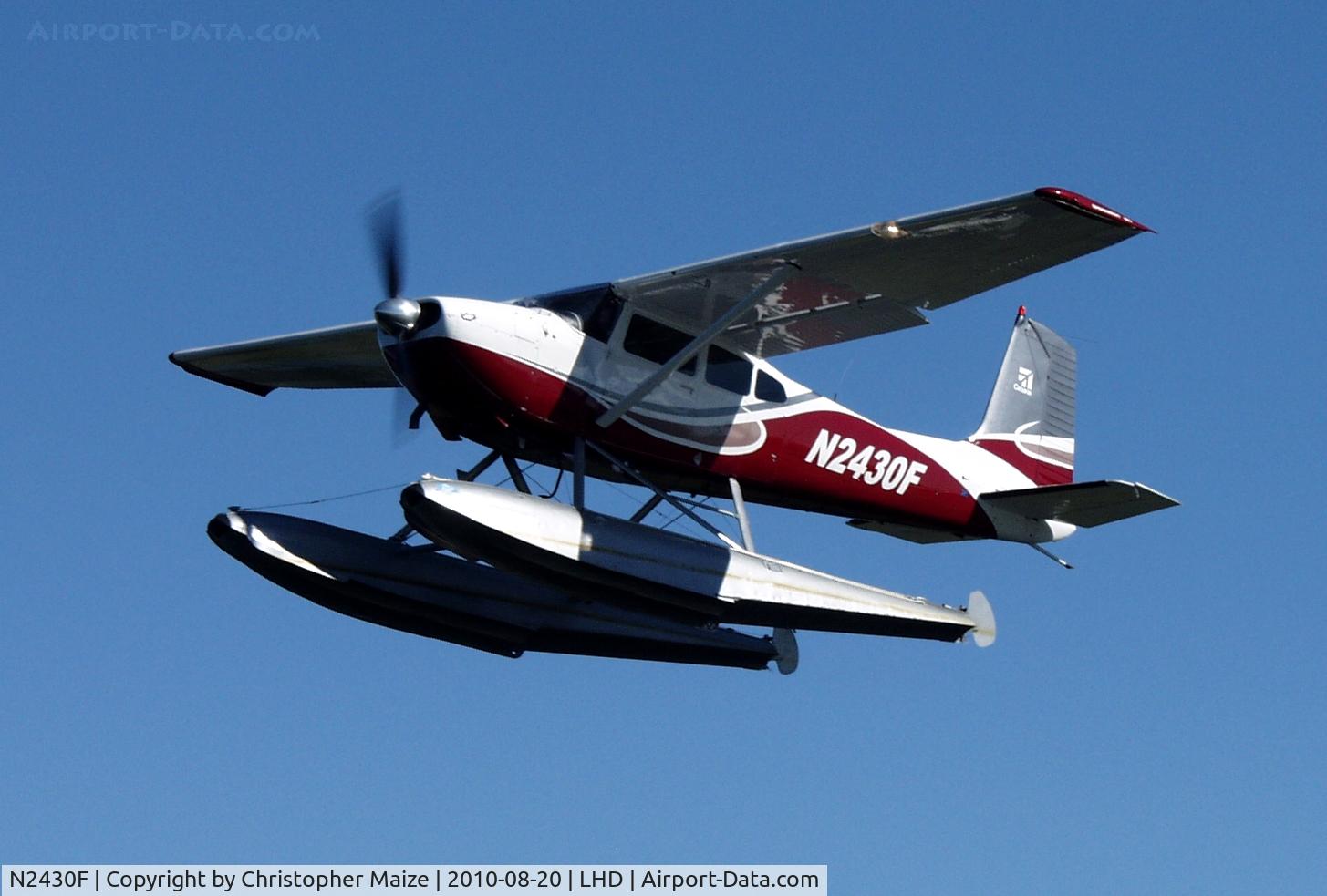 N2430F, 1965 Cessna 180H Skywagon C/N 18051630, Lake Hood, AK