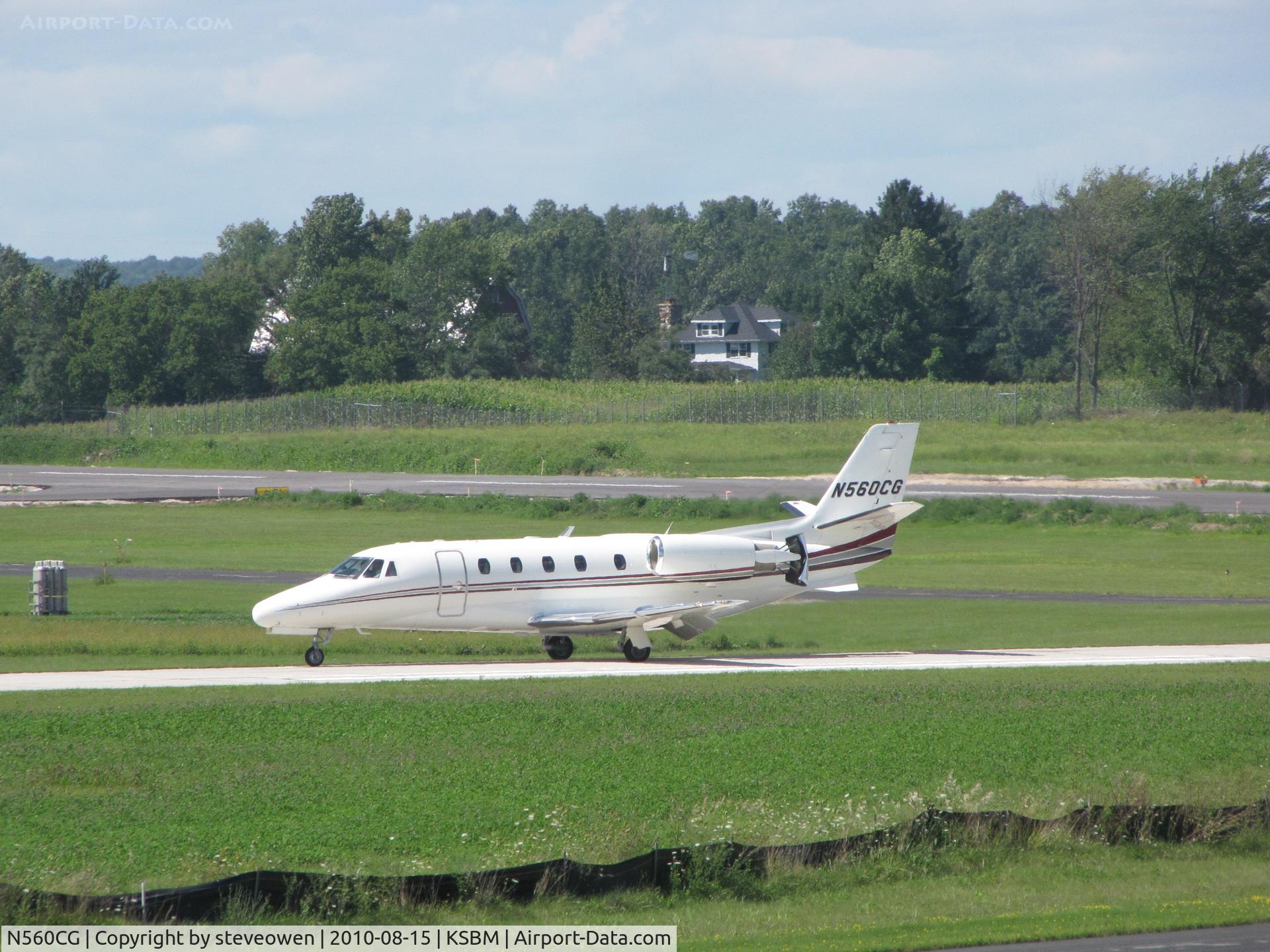 N560CG, 2000 Cessna 560XL C/N 560-5121, Landing @KSBM during the PGA Tour