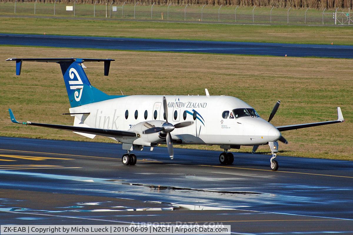 ZK-EAB, 2001 Raytheon 1900D C/N UE-425, At Christchurch