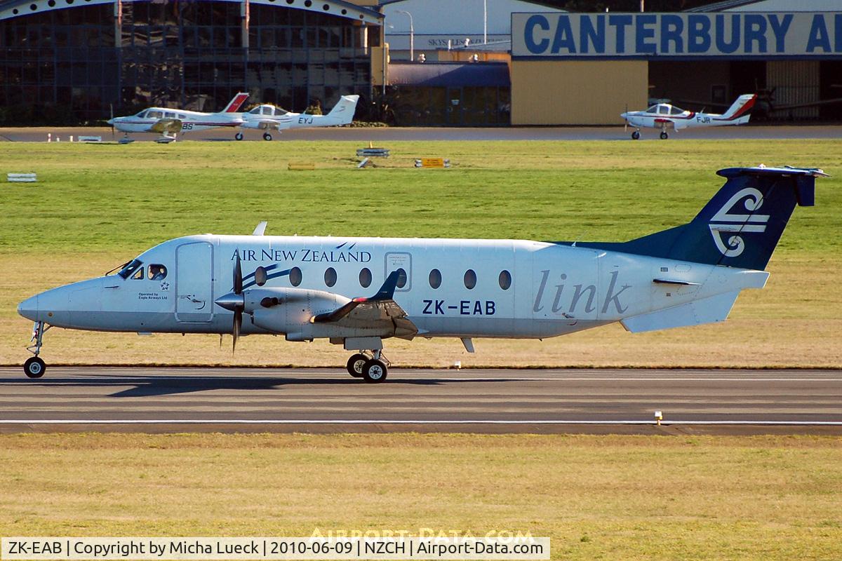 ZK-EAB, 2001 Raytheon 1900D C/N UE-425, At Christchurch