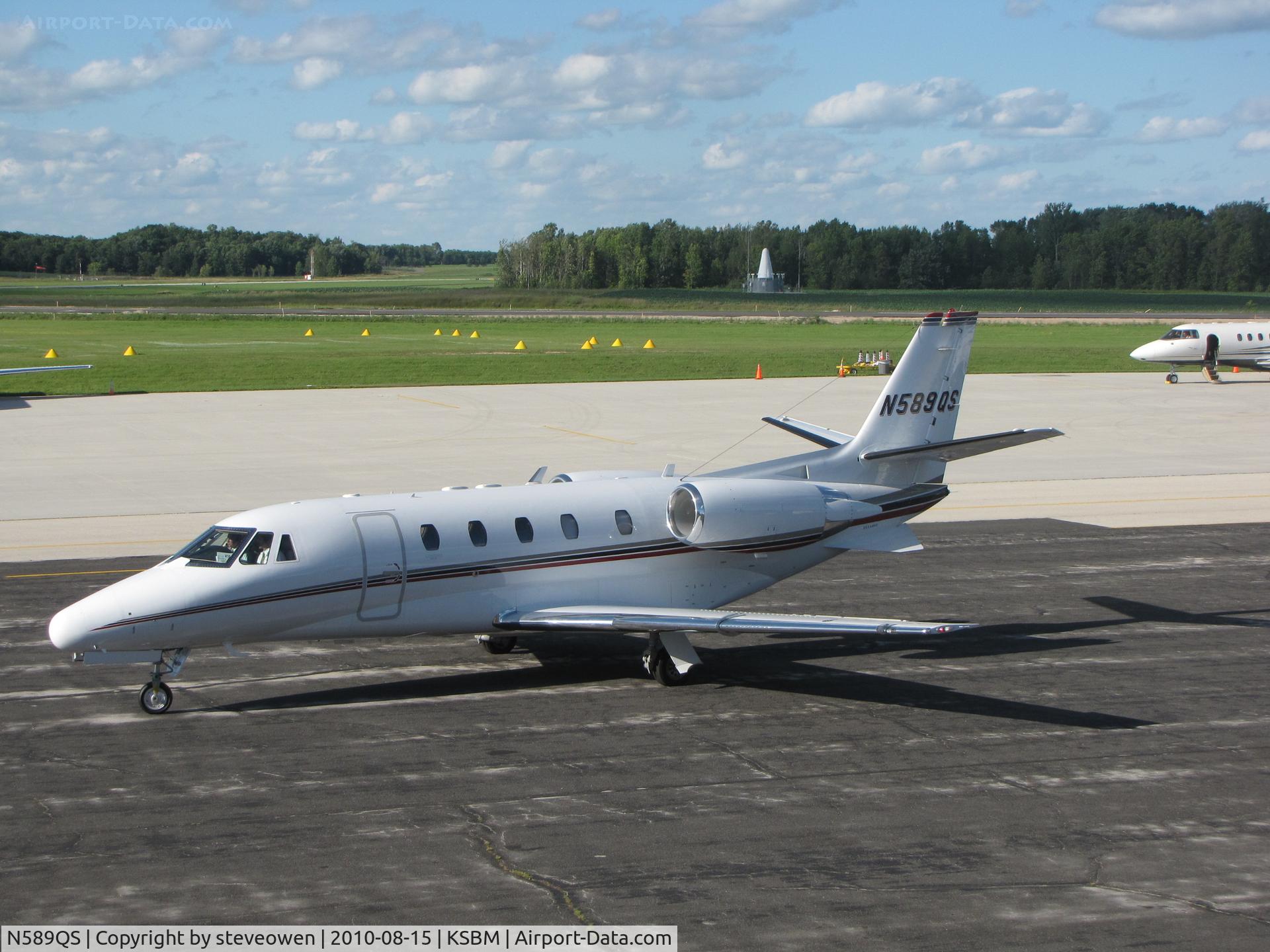 N589QS, 2008 Cessna 560XL C/N 560-5810, @KSBM during the PGA Tour