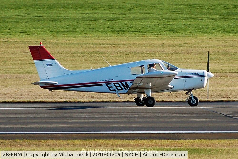 ZK-EBM, Piper PA-28-140 Cherokee Cruiser C/N 28-7625015, At Christchurch