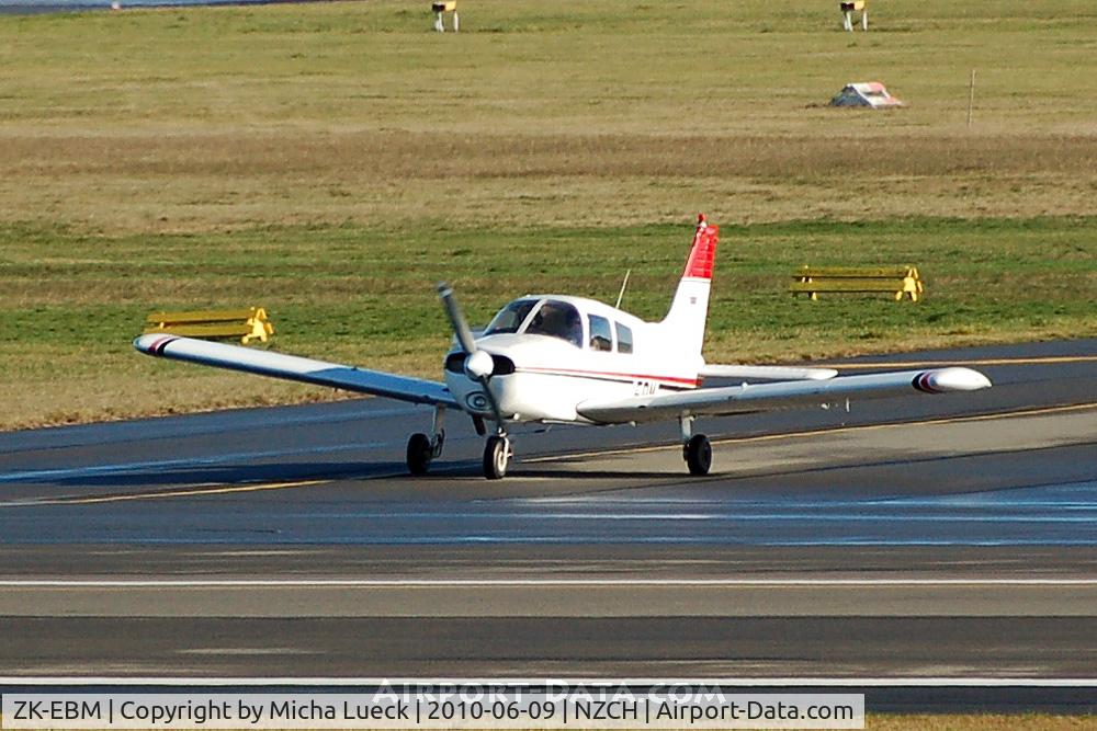 ZK-EBM, Piper PA-28-140 Cherokee Cruiser C/N 28-7625015, At Christchurch