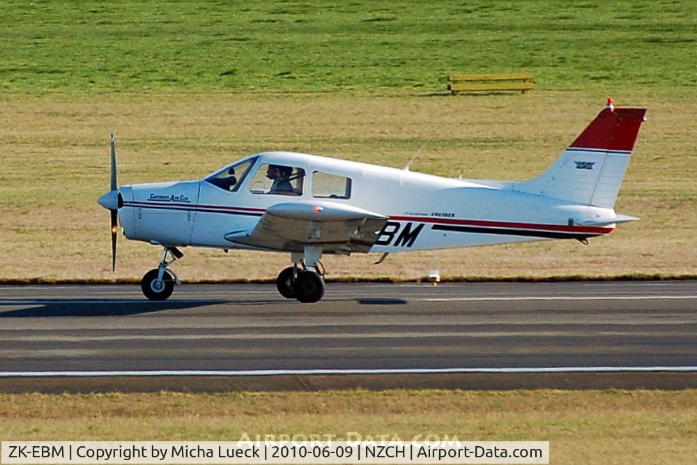 ZK-EBM, Piper PA-28-140 Cherokee Cruiser C/N 28-7625015, At Christchurch