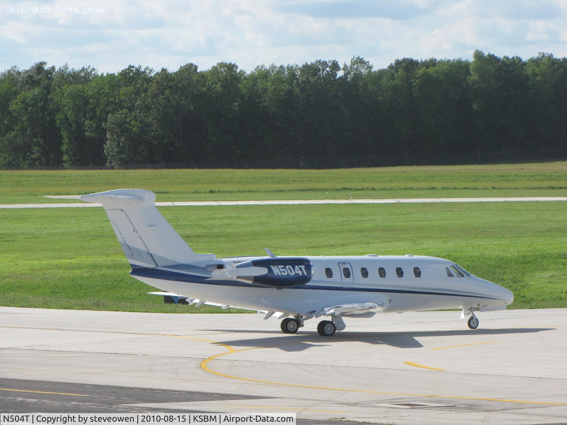 N504T, 1994 Cessna 650 Citation VII C/N 650-7040, outward bound @KSBM