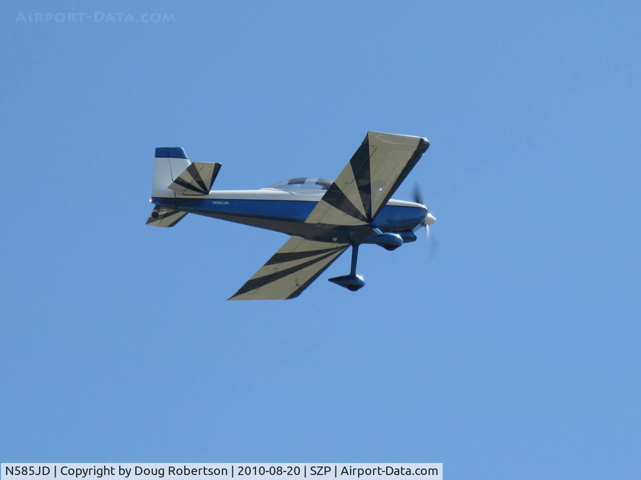 N585JD, 2006 Van's RV-8 C/N 81726, 2006 Donofrio VAN's RV-8, takeoff climb Rwy 22