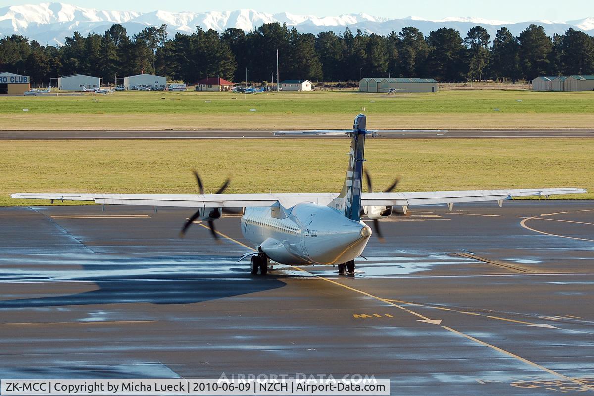 ZK-MCC, 2004 ATR 72-212A C/N 714, At Christchurch